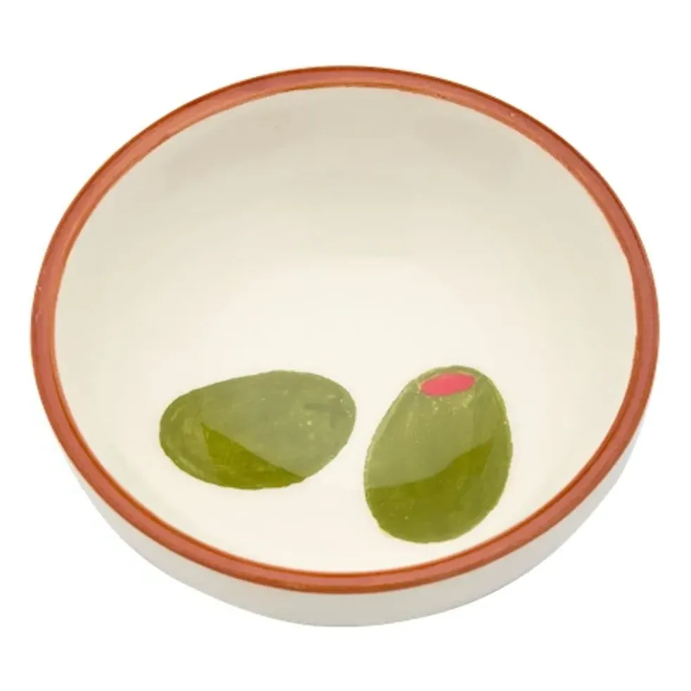 Olive Tapas Bowl - Orange, Ceramic product