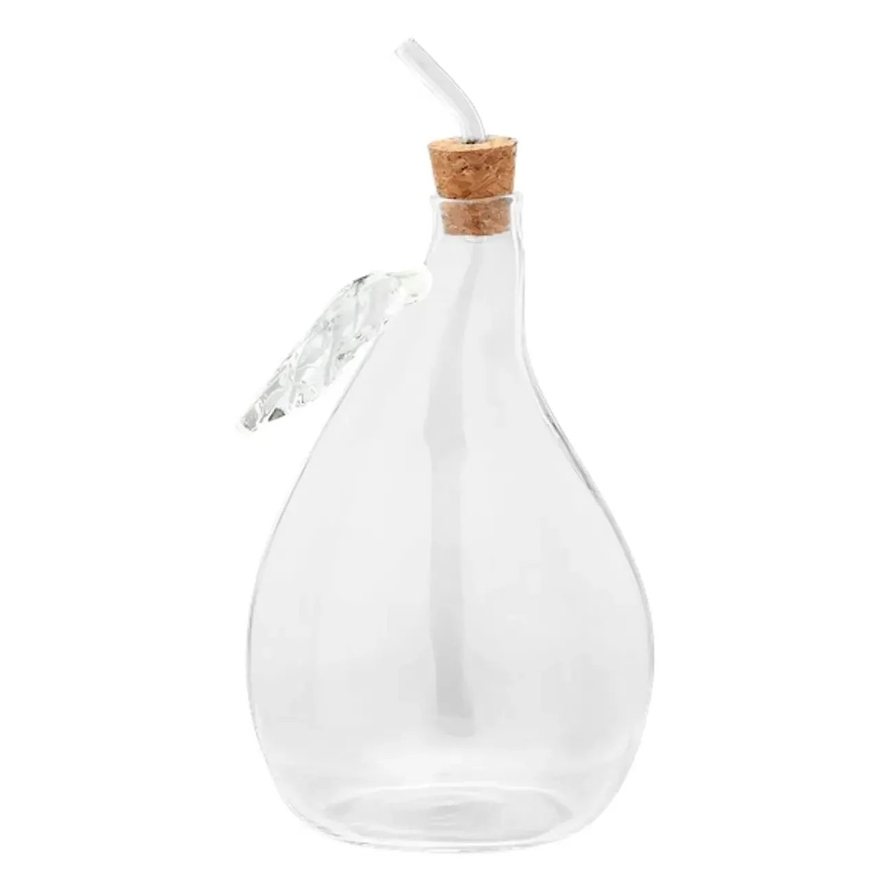 Pear Glass Oil Cruet - Transparent, Glass product