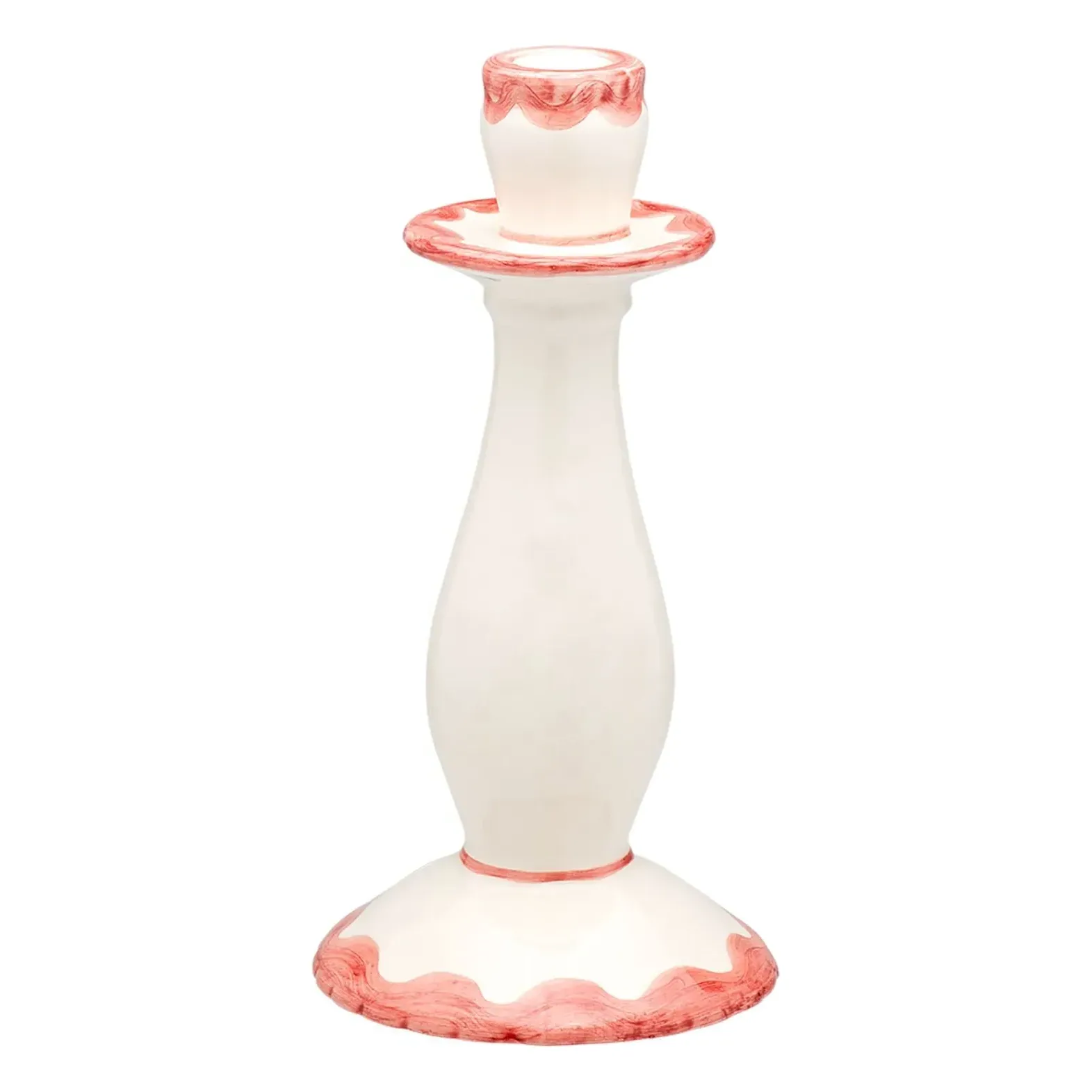 Radiant Candlestick - White, Earthenware product