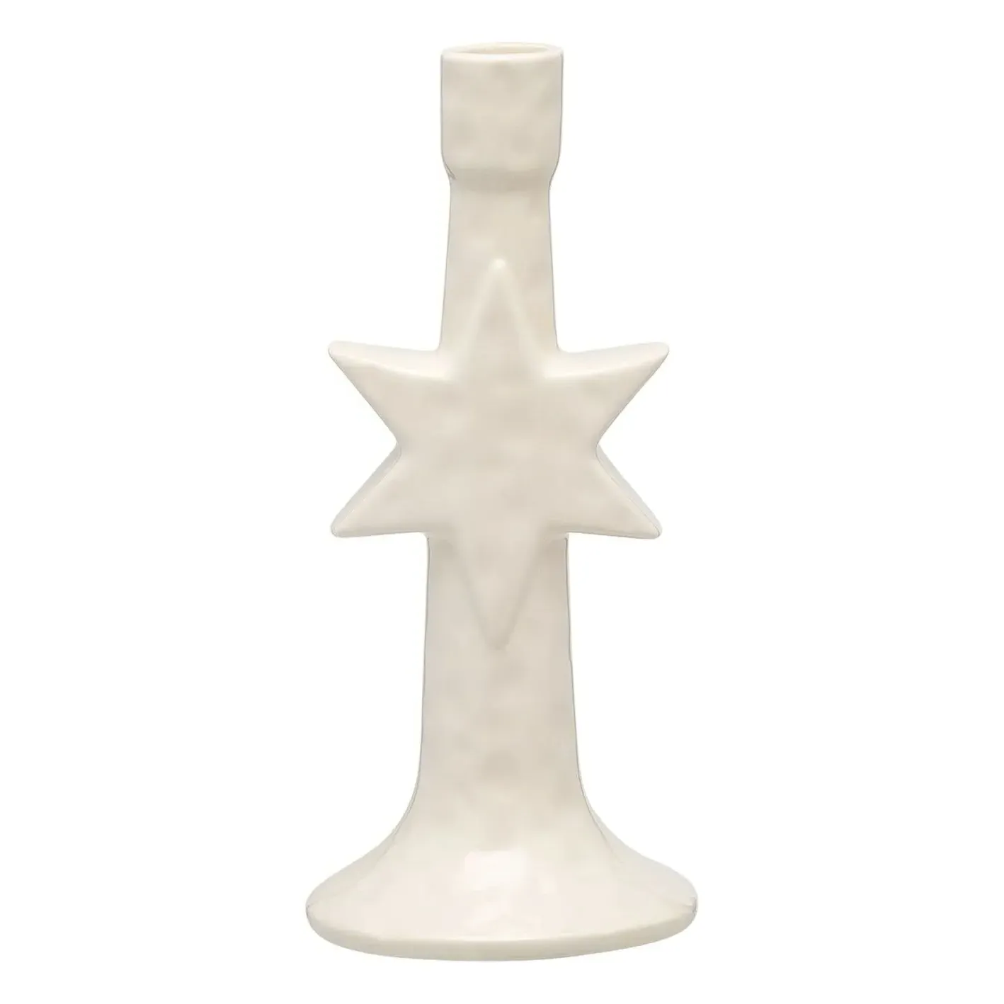 Radiant Hope Candlestick - White, Stoneware product