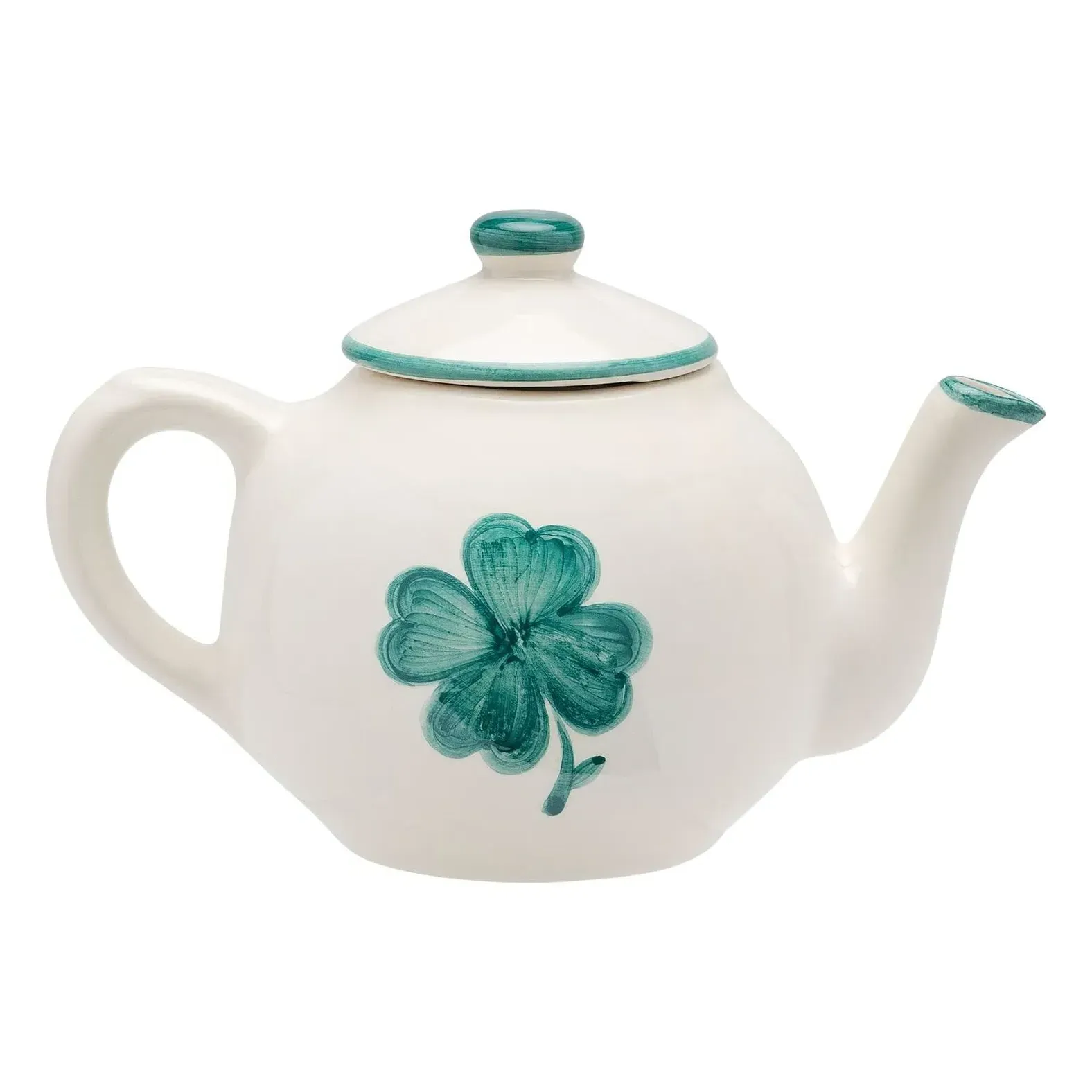 Shamrock Teapot - Green, Earthenware product