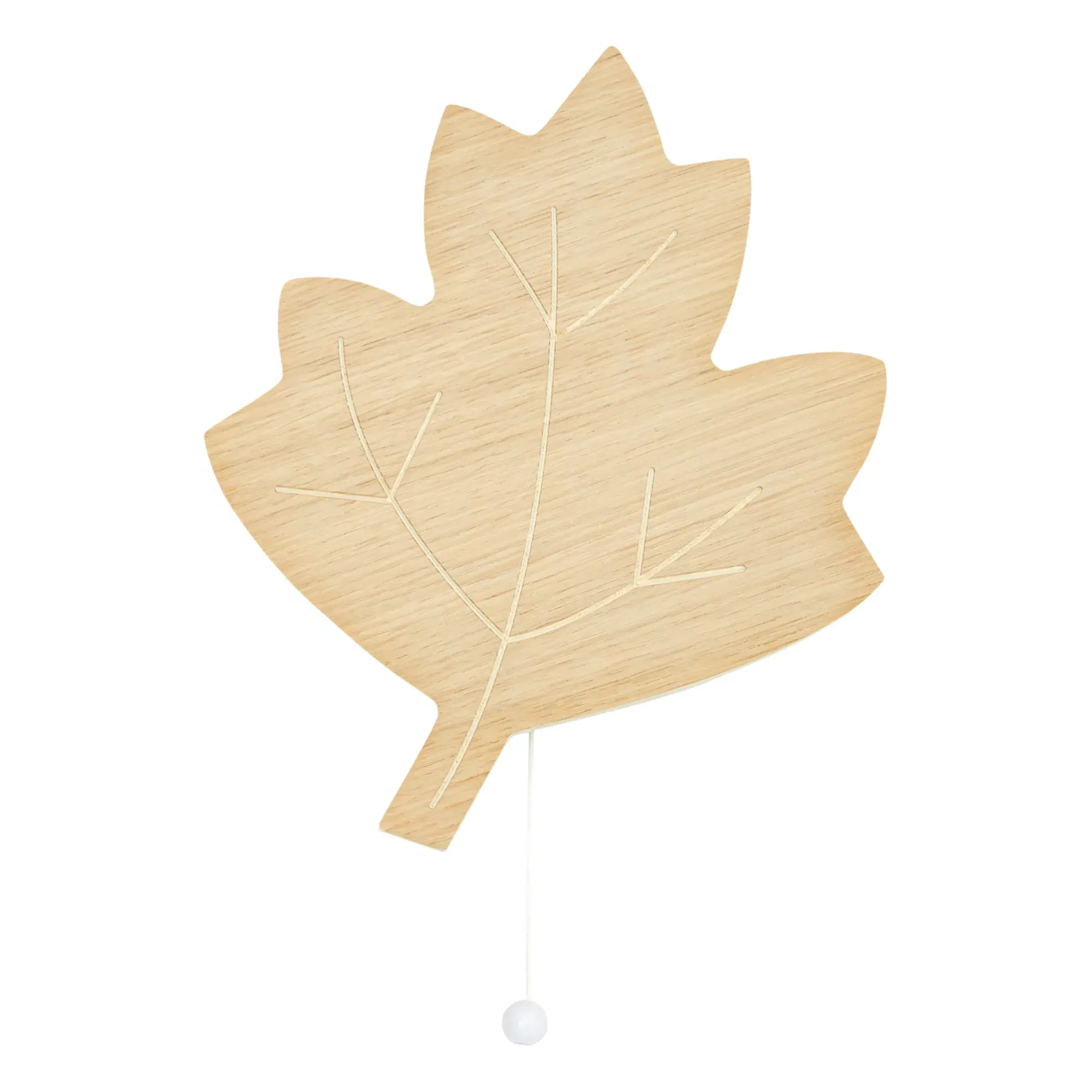 April Eleven Leaf Wall-Mounted Music Box - Oak product