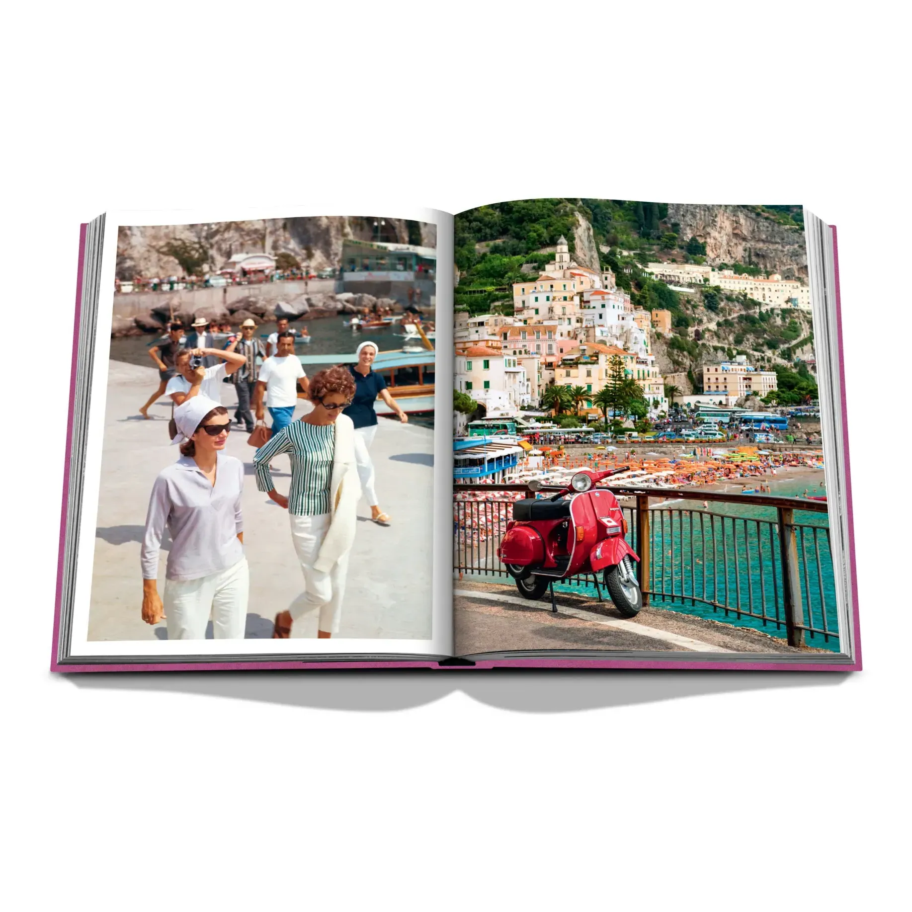 Amalfi Coast Illustrated Hardcover Book - Multicoloured alternate view
