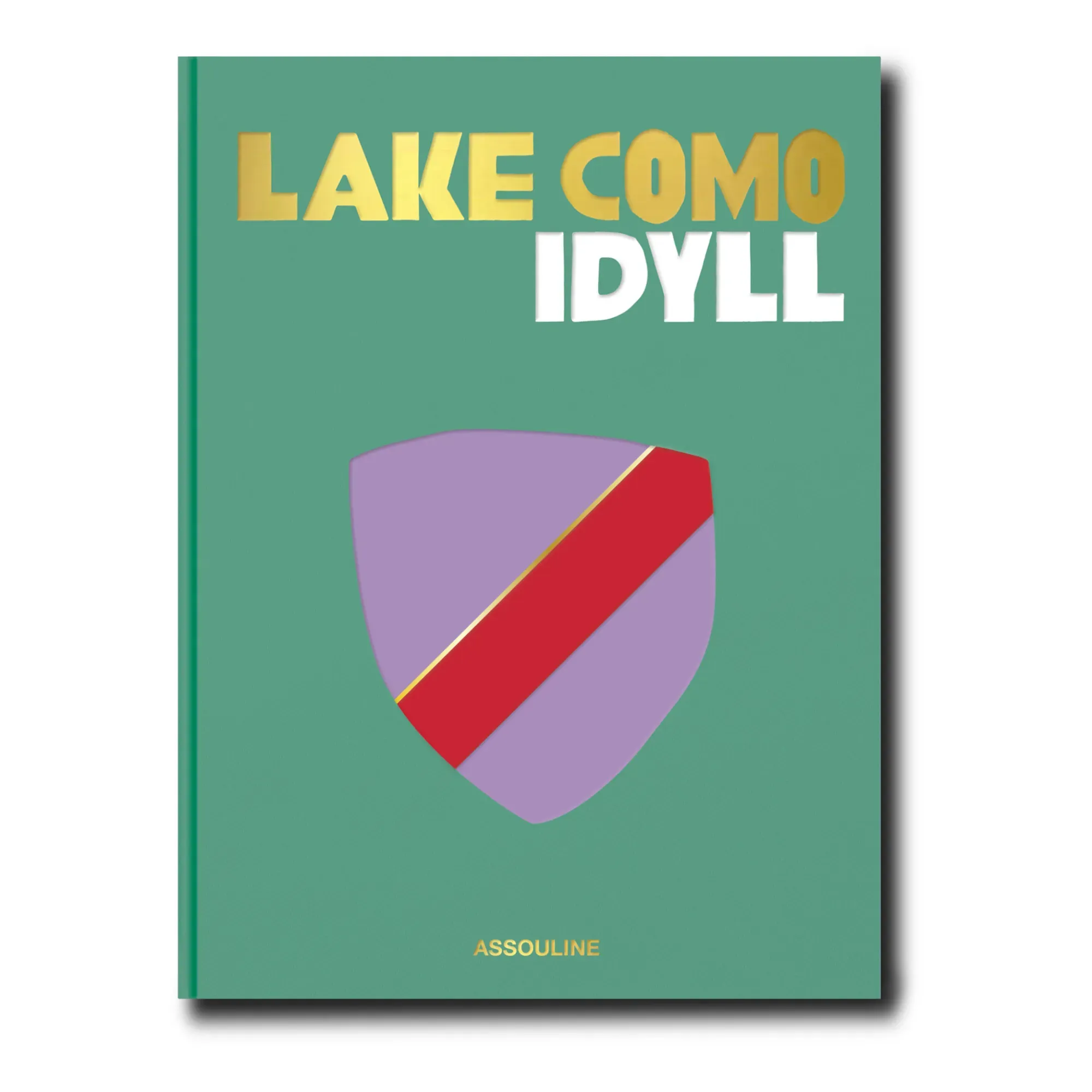 Lake Como Idyll Hardcover Book - Green product