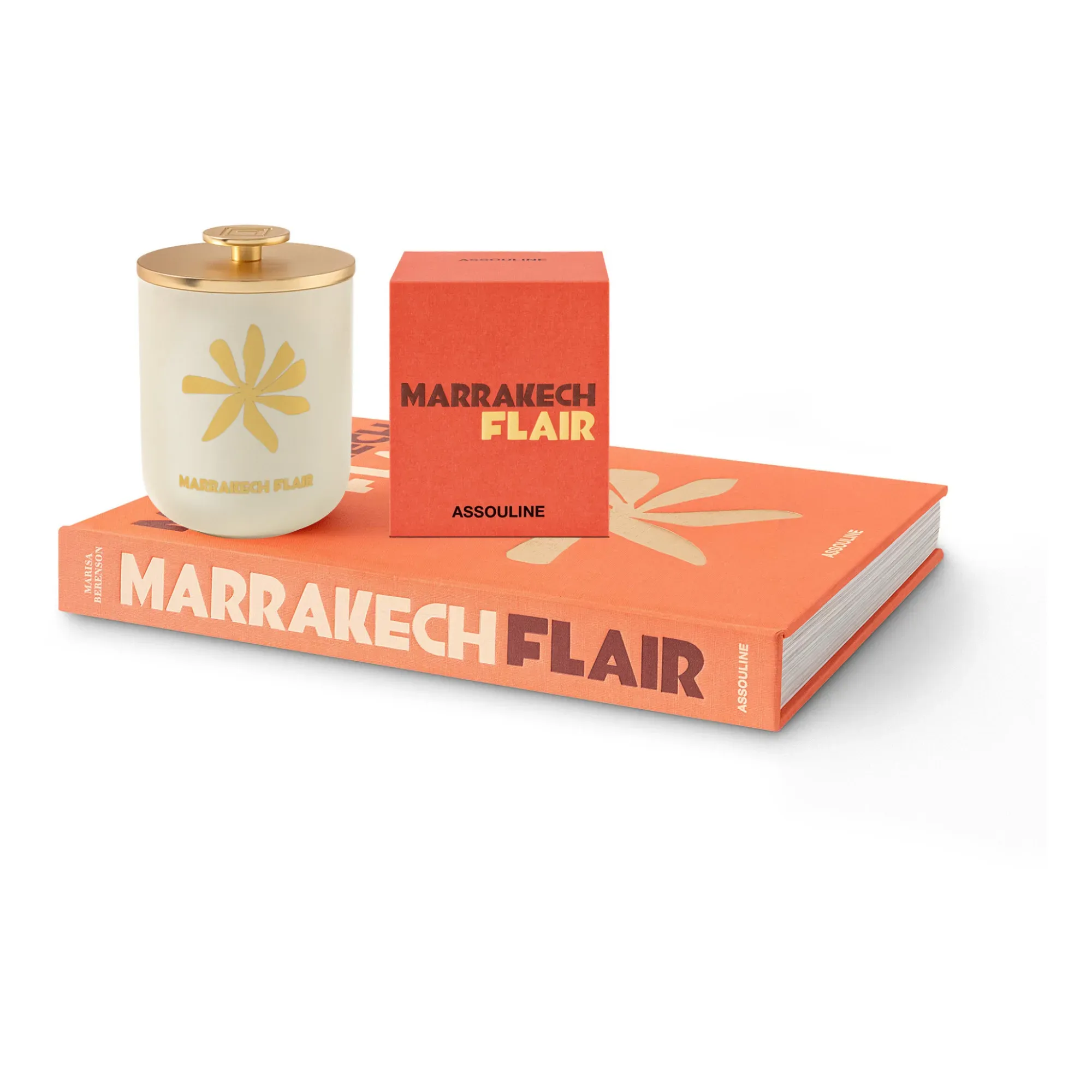 Marrakech Flair Ceramic Candle - Orange alternate view