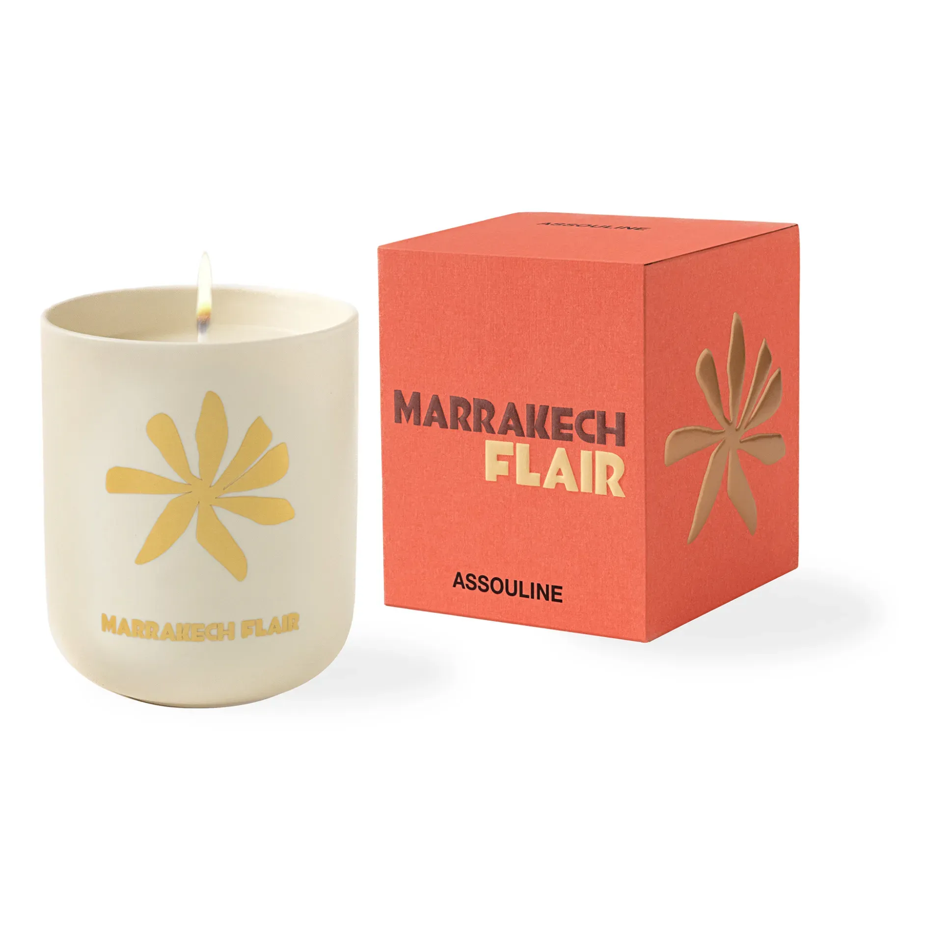 Marrakech Flair Ceramic Candle - Orange product