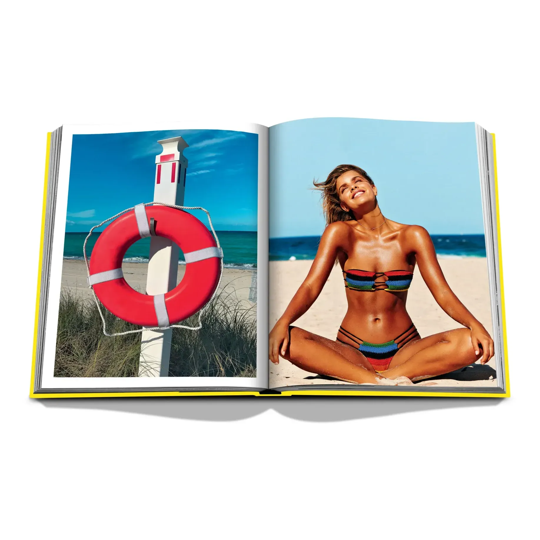 Miami Beach Hardcover Book - Multicoloured, Linen alternate view