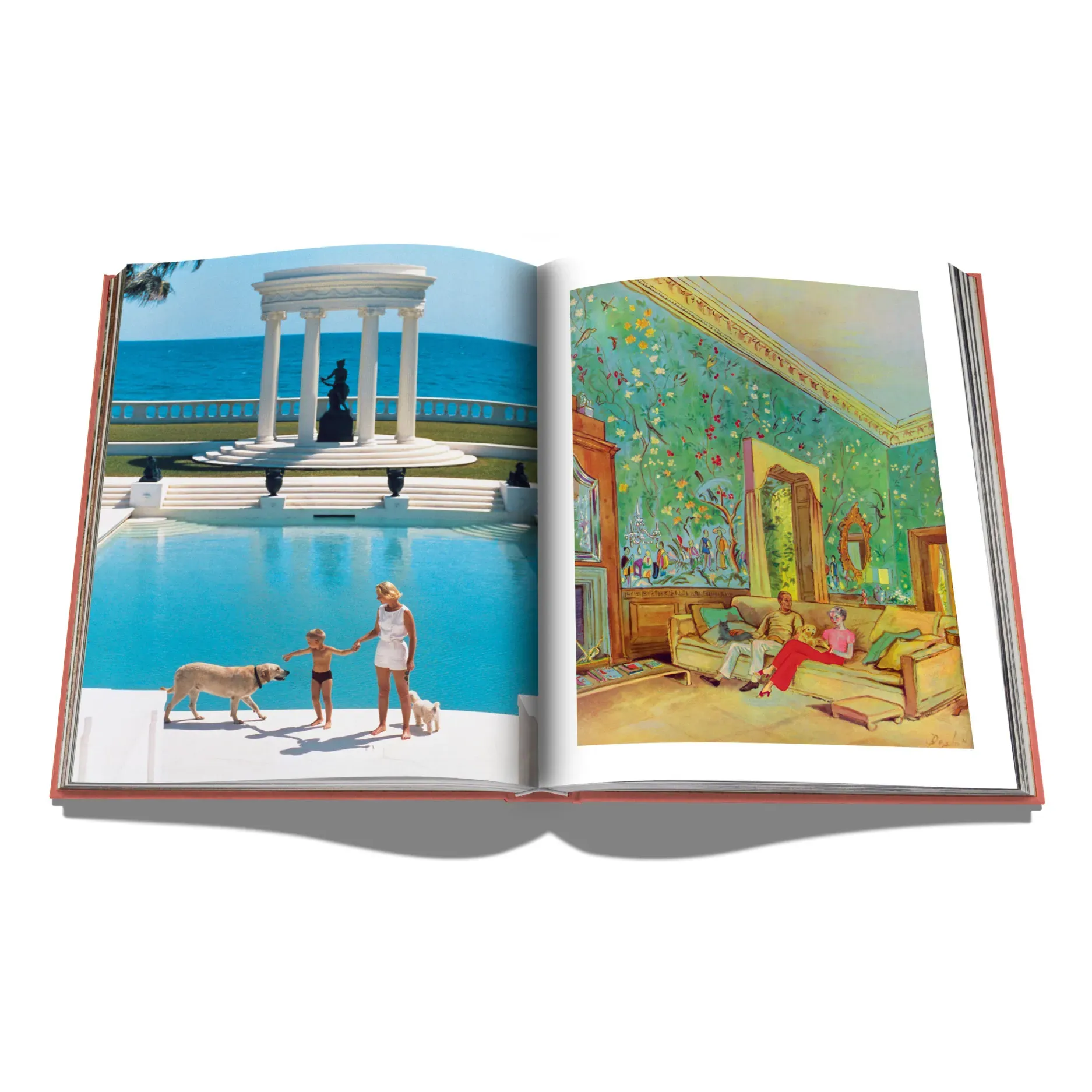 Palm Beach Hardcover Book - Multicoloured, Silk alternate view