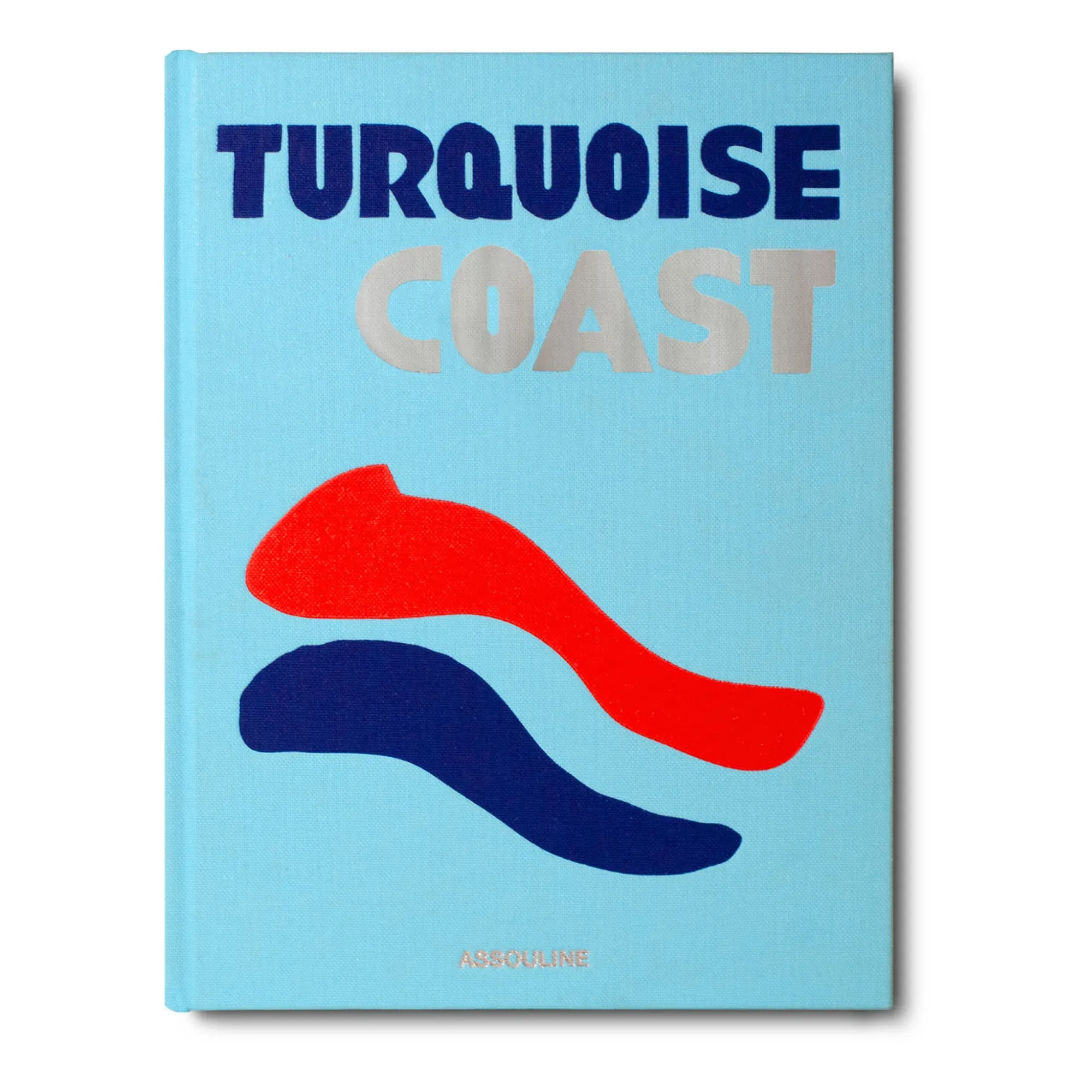 Turquoise Coast Hardcover Book - Multicoloured, Linen product