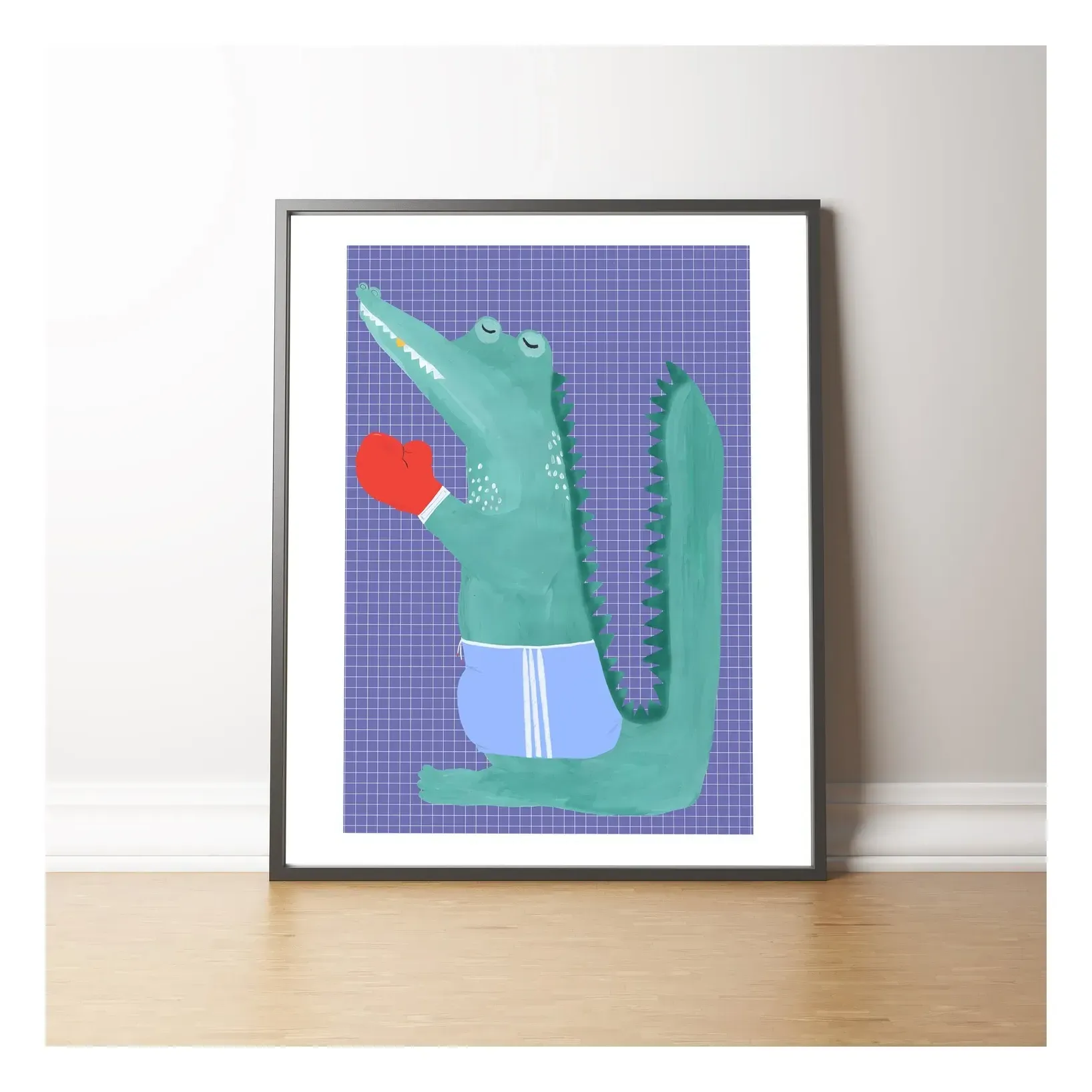 Atelier Mave Crocodile Poster - Green product