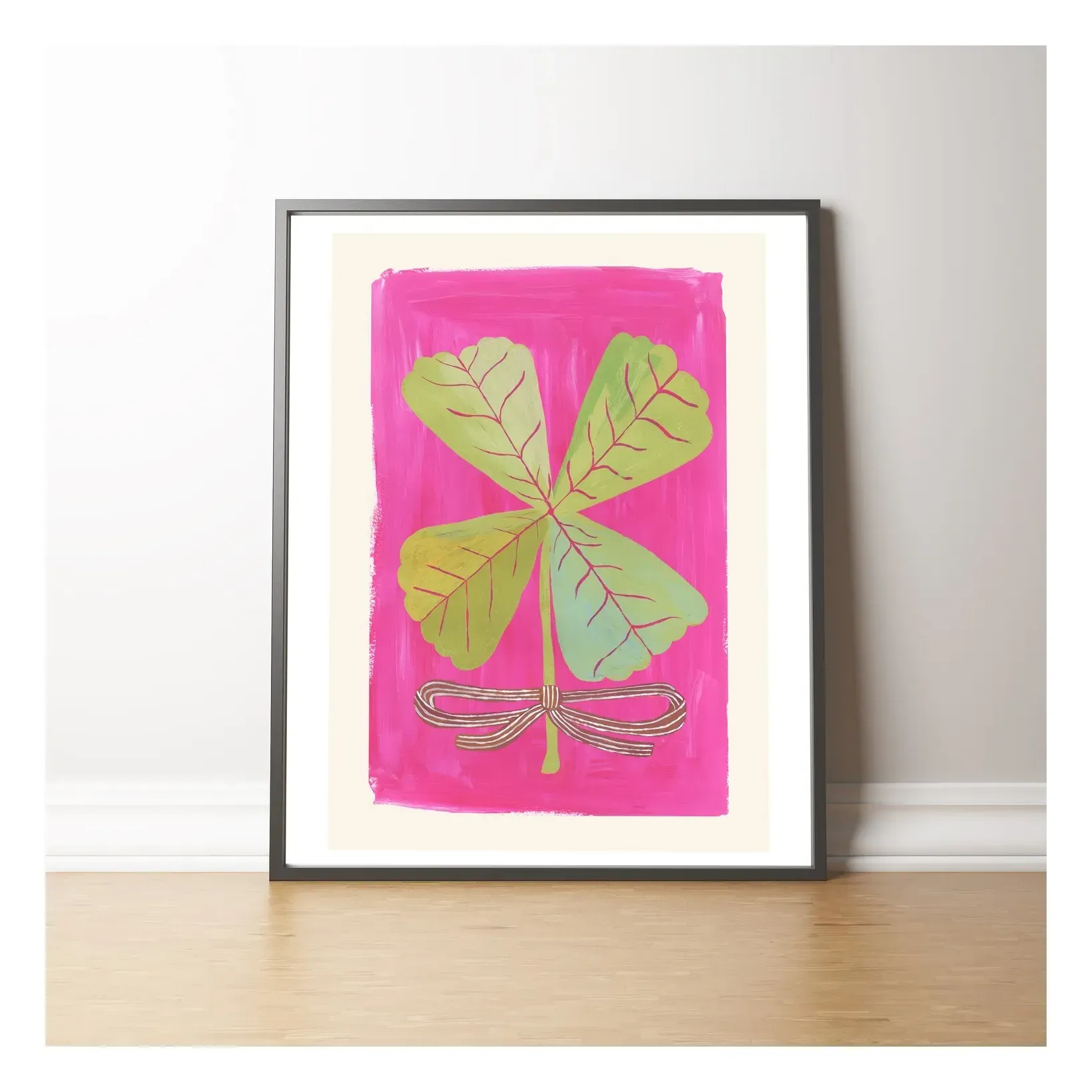 Atelier Mave 'My Luck' Art Print - Fuchsia product