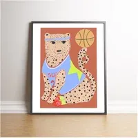 Super Leopard Fine Art Print - Brown alternate view