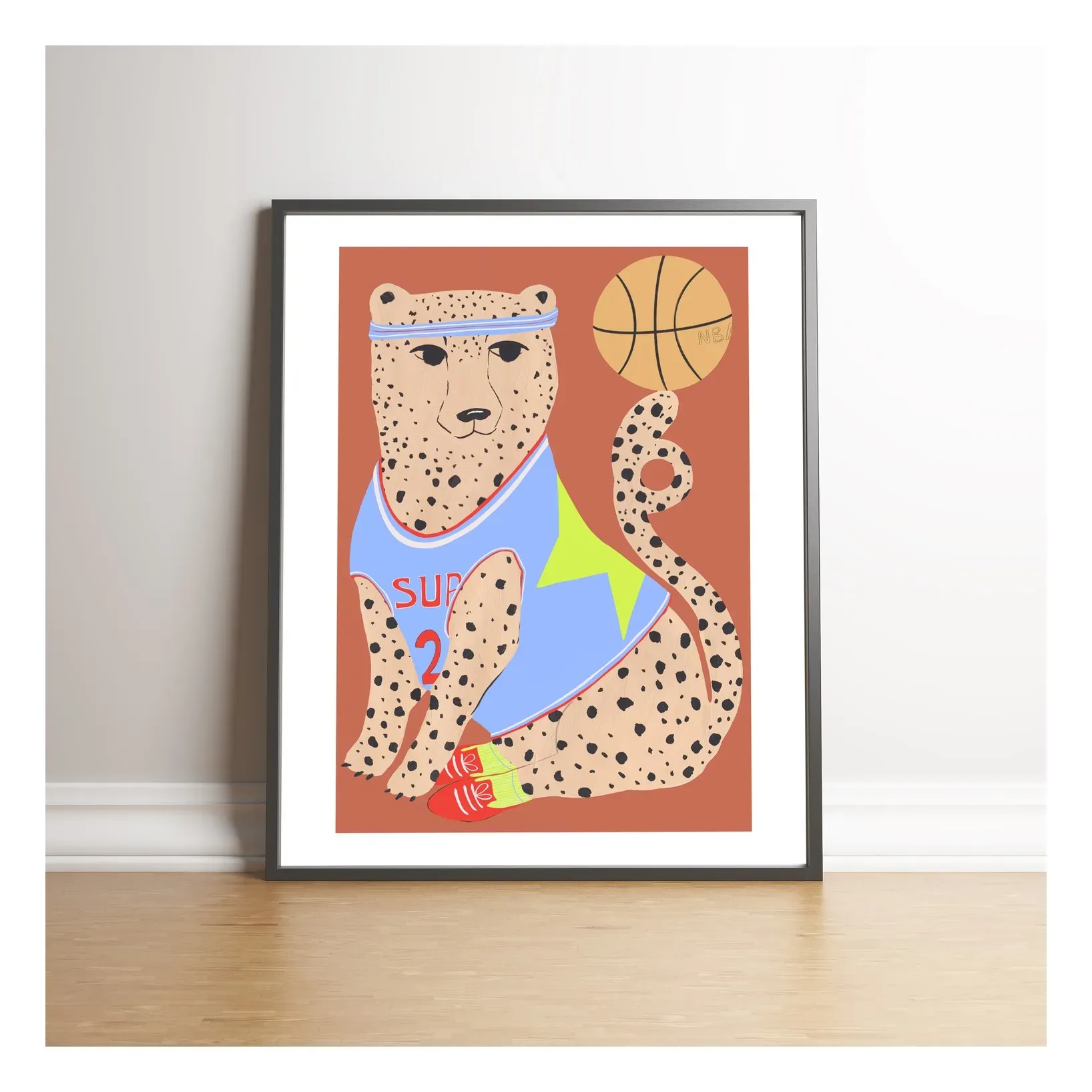 Super Leopard Fine Art Print - Brown product