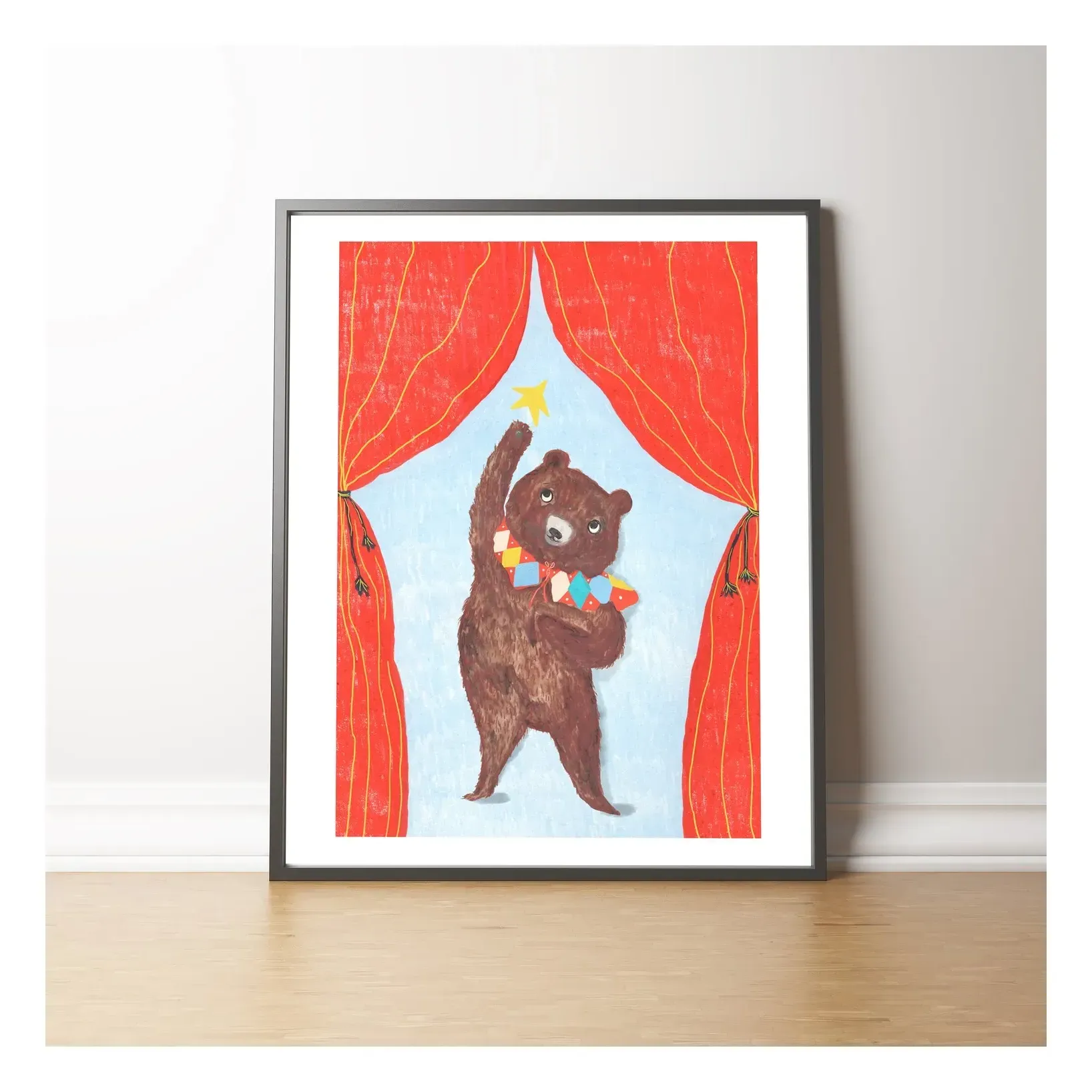 The Show Fine Art Print - Light Blue product