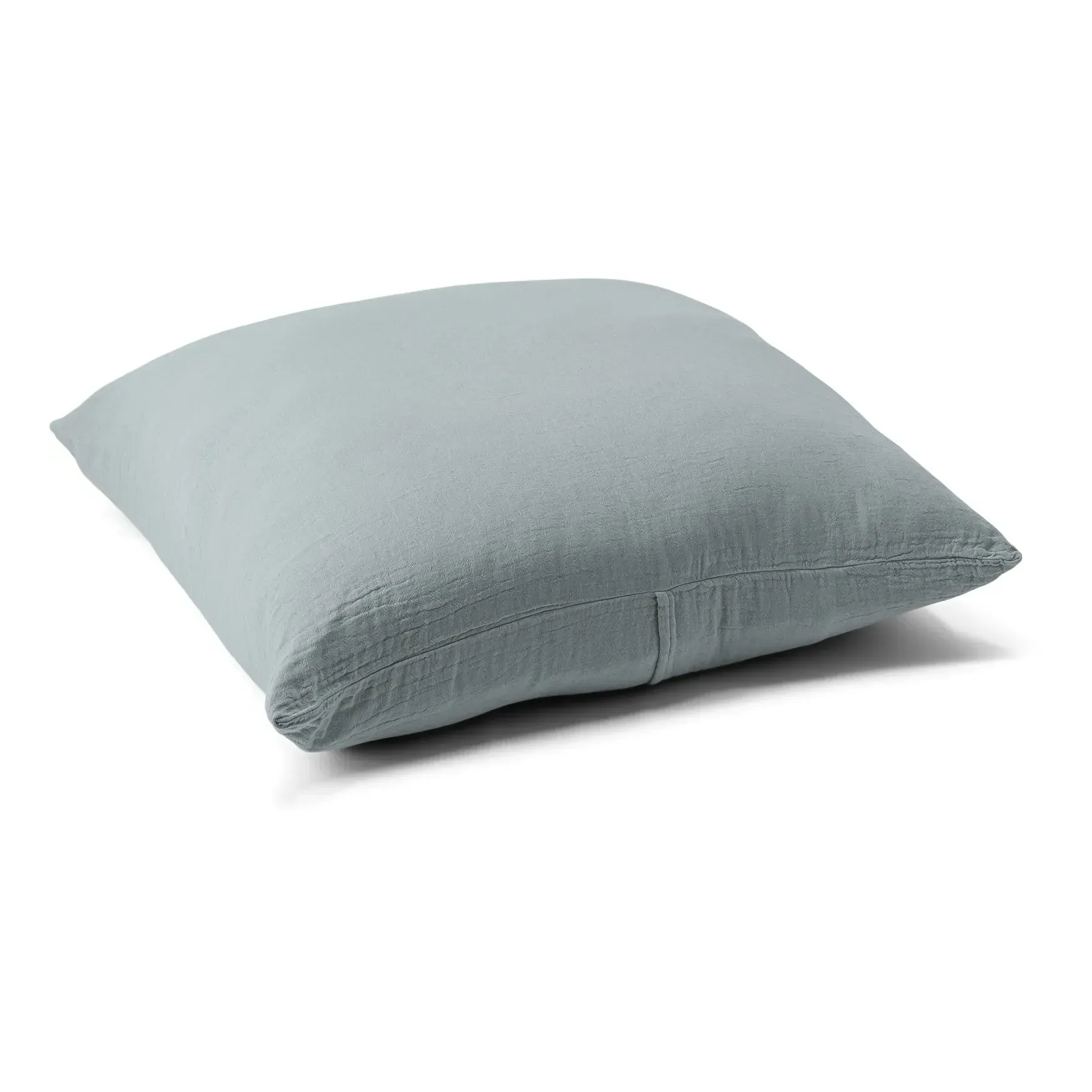 Organic Cotton Jacquard Cushion - Forest Green product