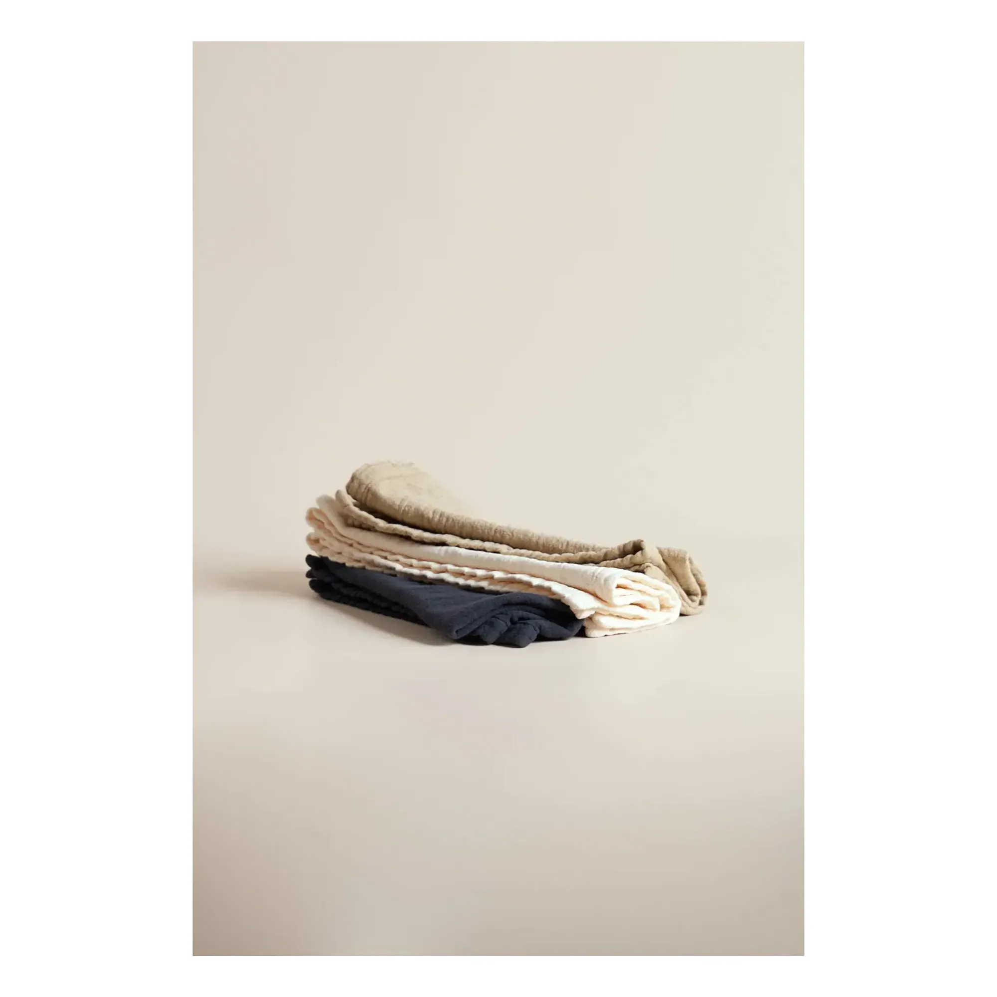 Punto Jacquard Napkin - Sand, Organic Cotton alternate view