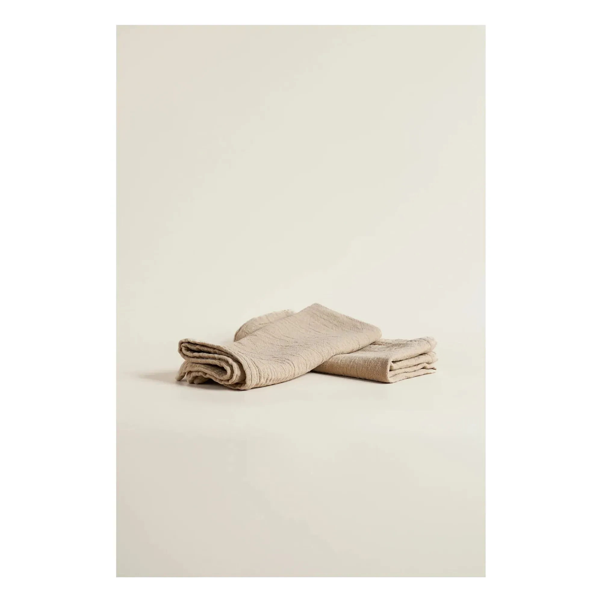 Punto Jacquard Napkin - Sand, Organic Cotton product