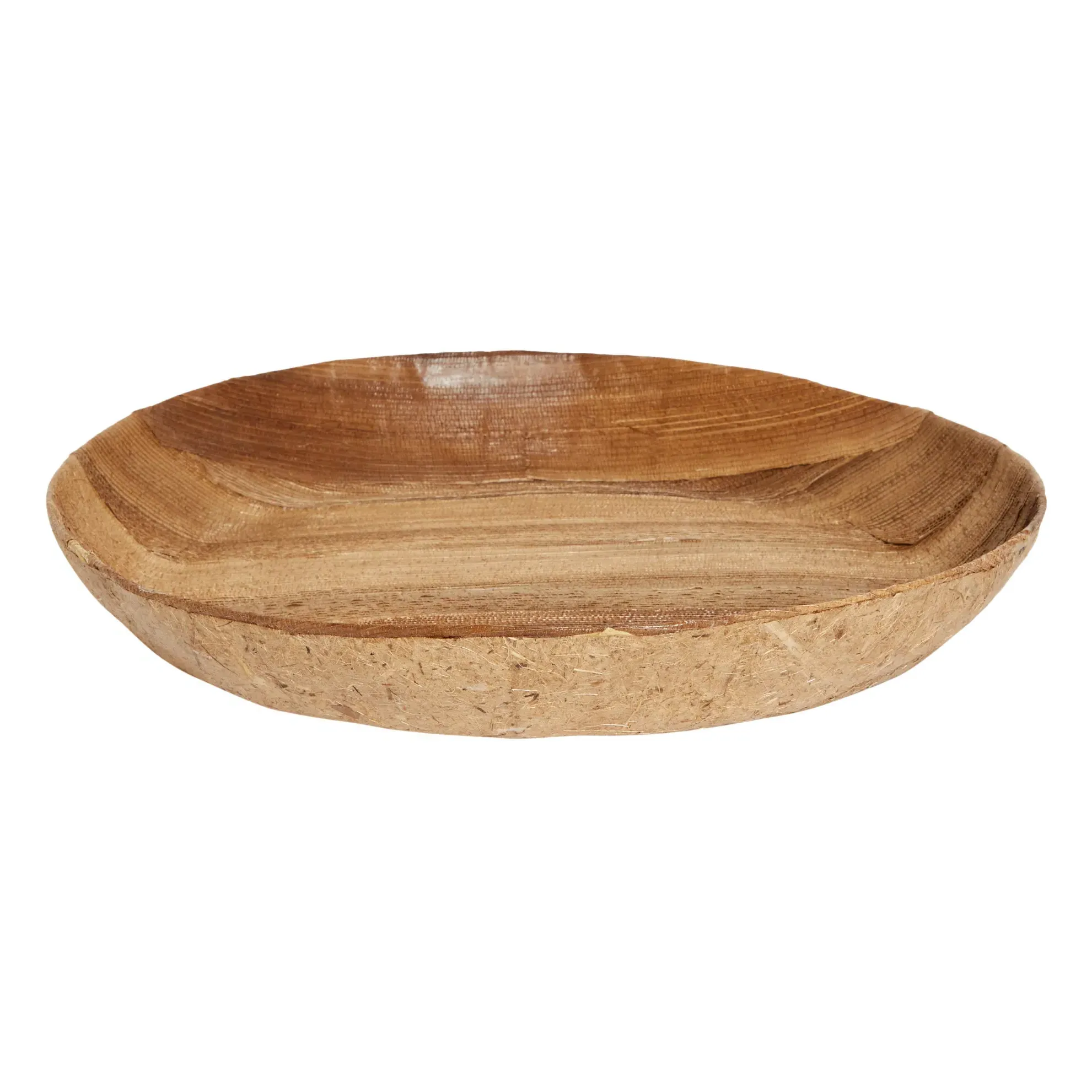 Round Banana Leaf Tray - Natural alternate view