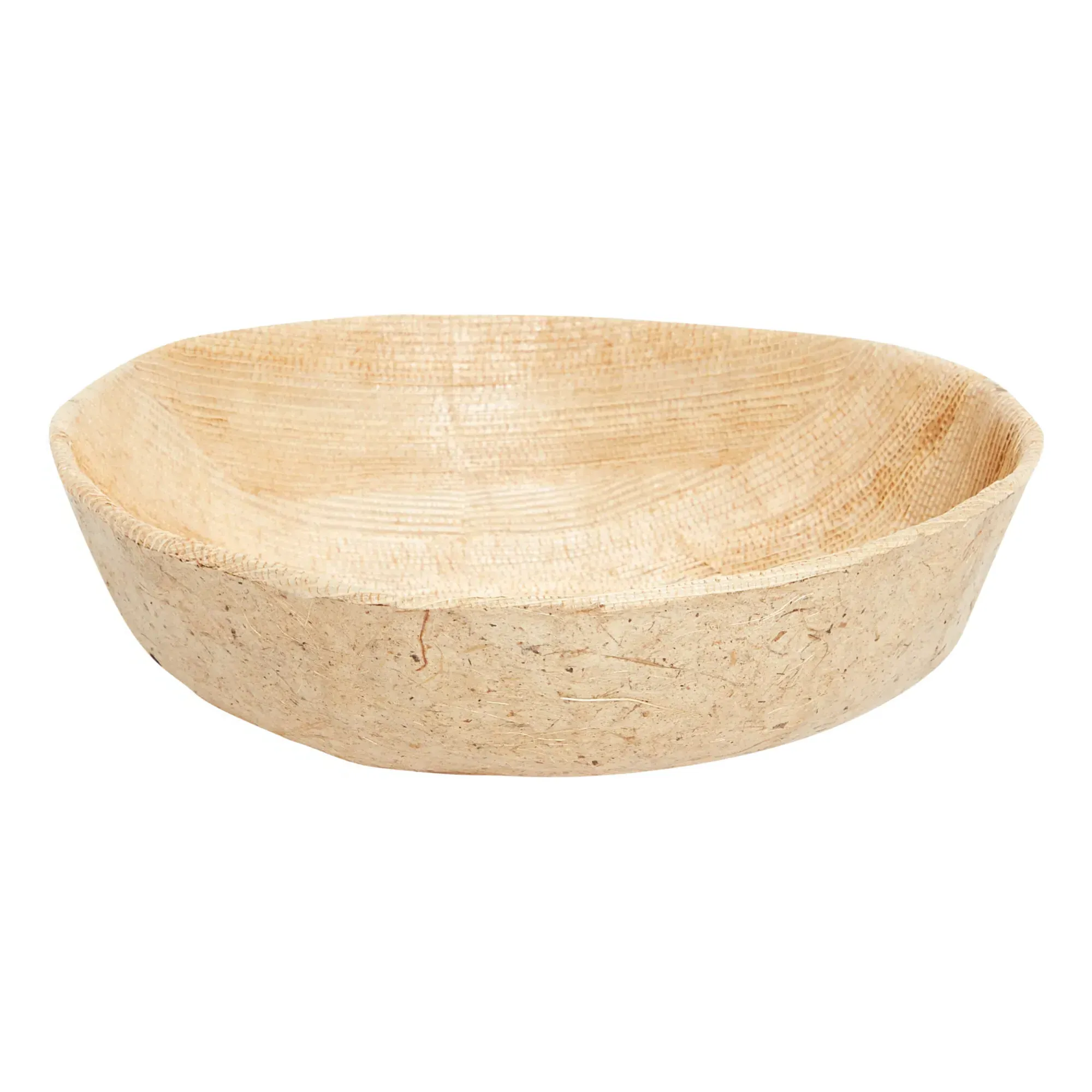Round Banana Leaf Tray - Natural product