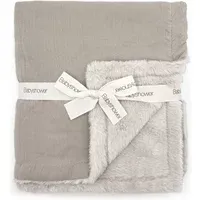 Reversible Fleece Blanket - Latte, Organic Cotton alternate view
