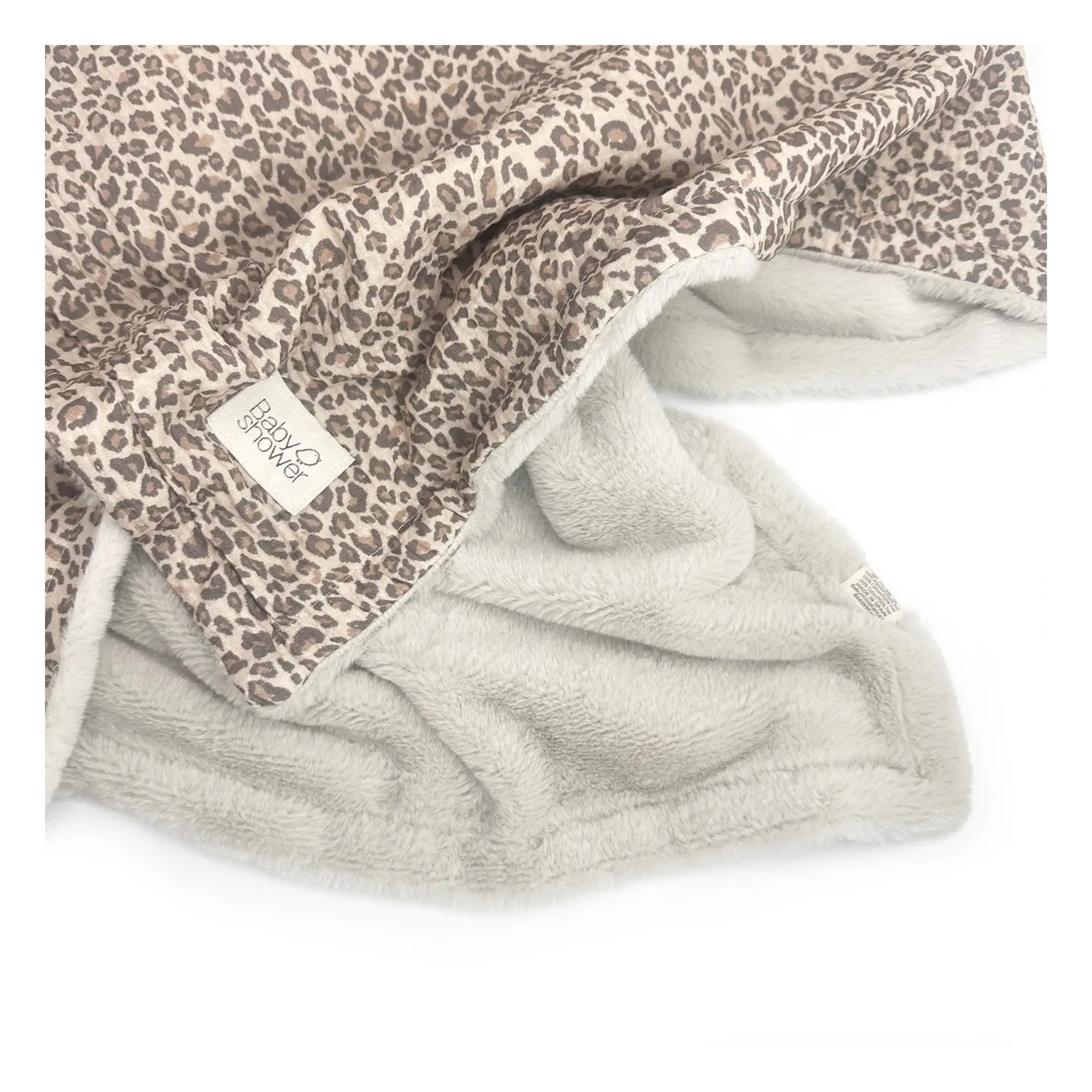 Wild Fleece Blanket - Leopard, Organic Cotton alternate view