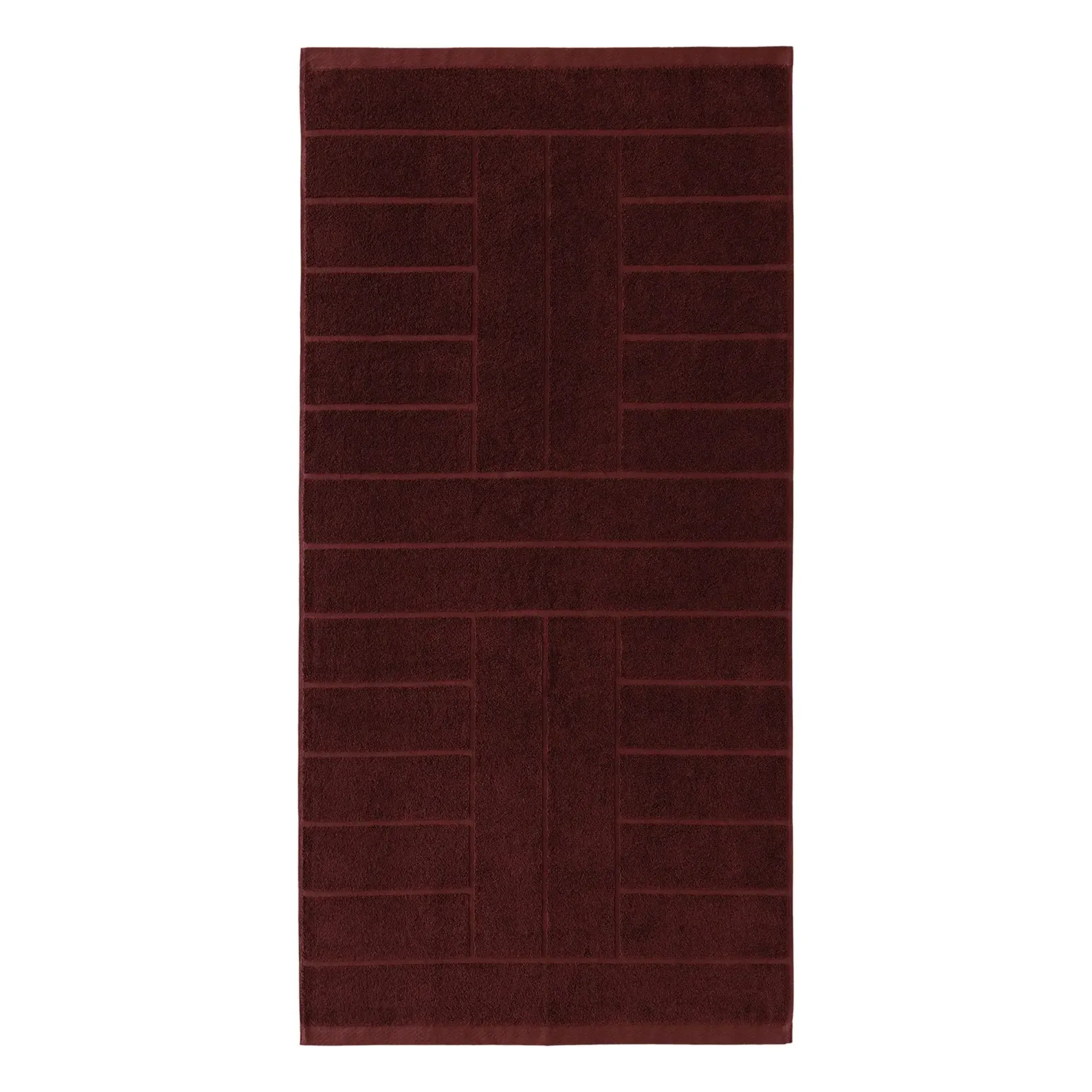 Greenwich Bath Towel - Burgundy, Organic Cotton alternate view
