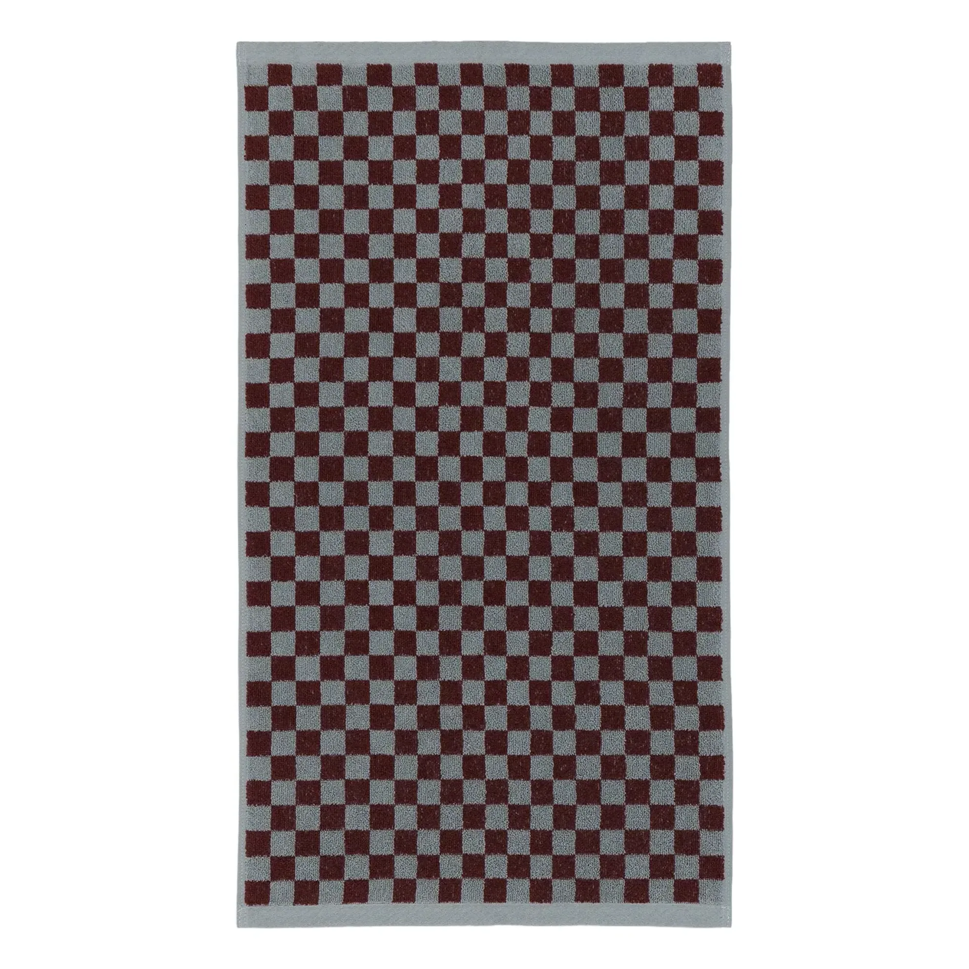Josephine Guest Towel - Burgundy, Organic Cotton alternate view