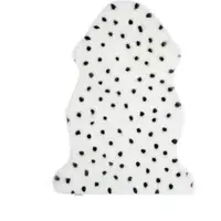 Binibamba Short Hair Merino Sheepskin Mat - Dalmatian alternate view