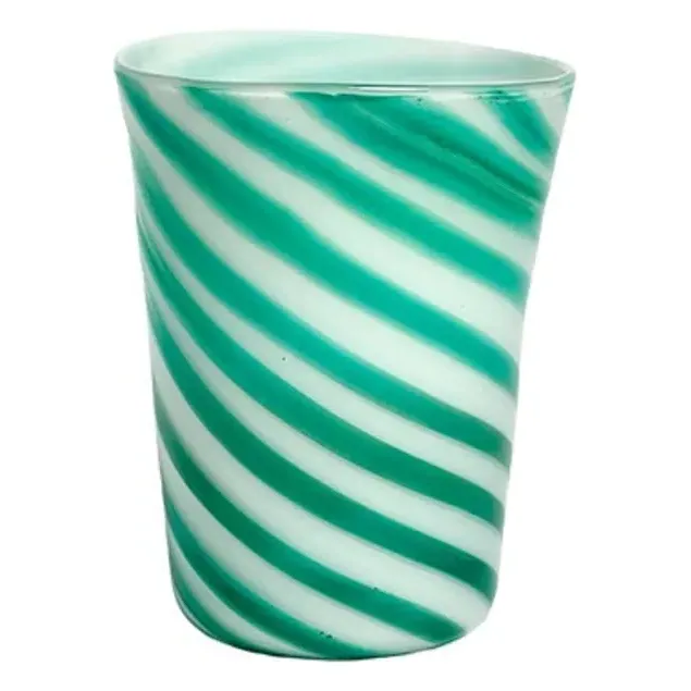 Bachette Set of 2 Blown Glass Glasses - Green product