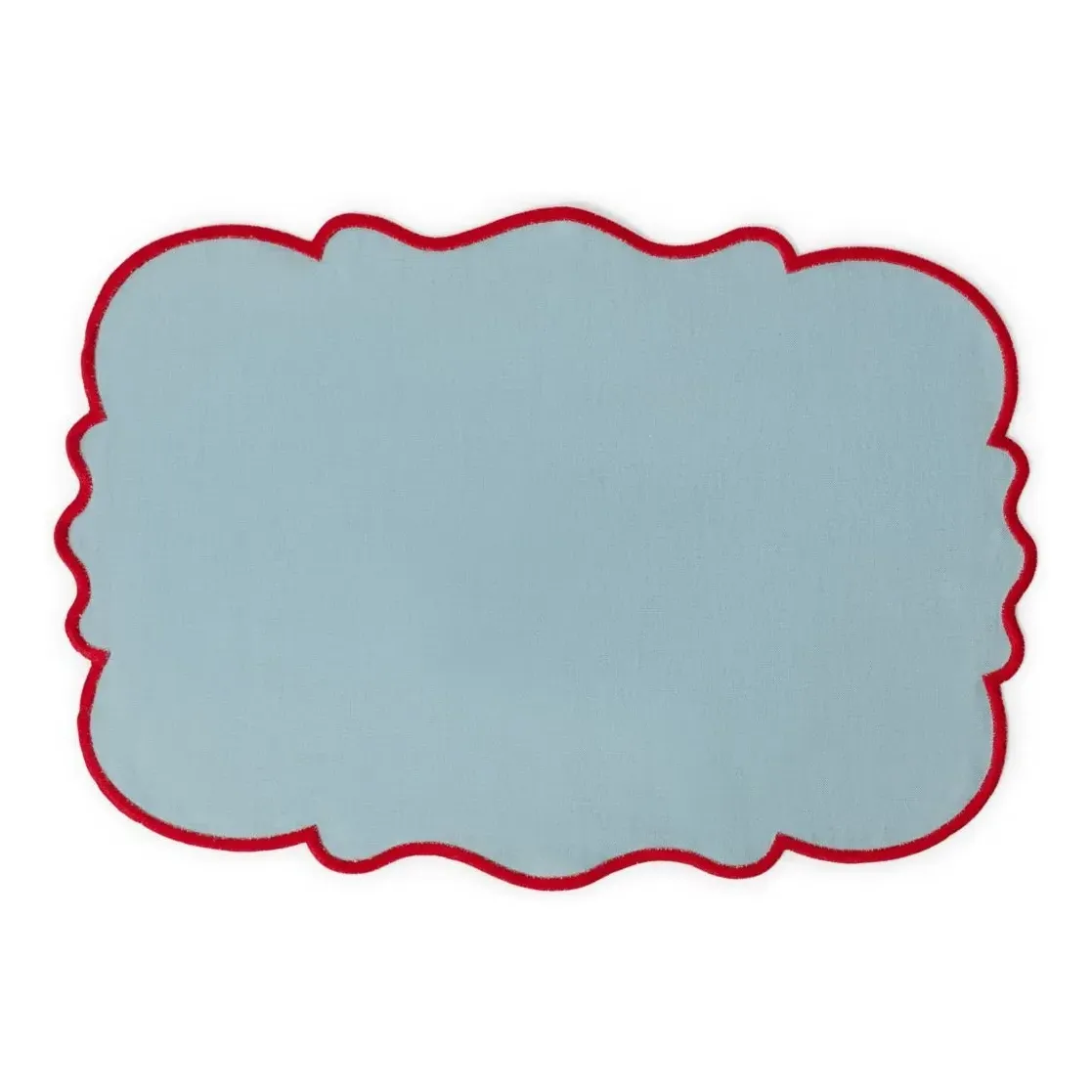 Bitossi Home Set of 2 Placemats - Light Blue, Cotton Linen product