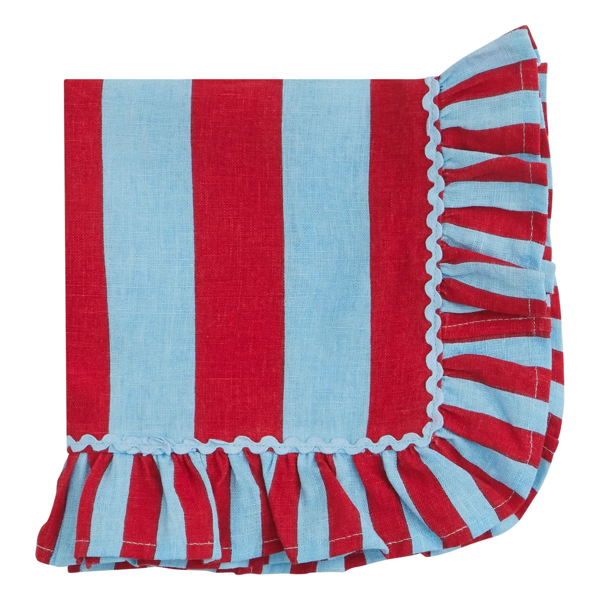 Bitossi Home Striped Towel - Red, Linen product