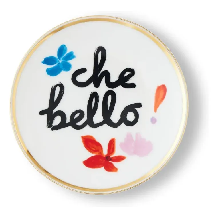 Che Bello Round Plate - White, Porcelain product