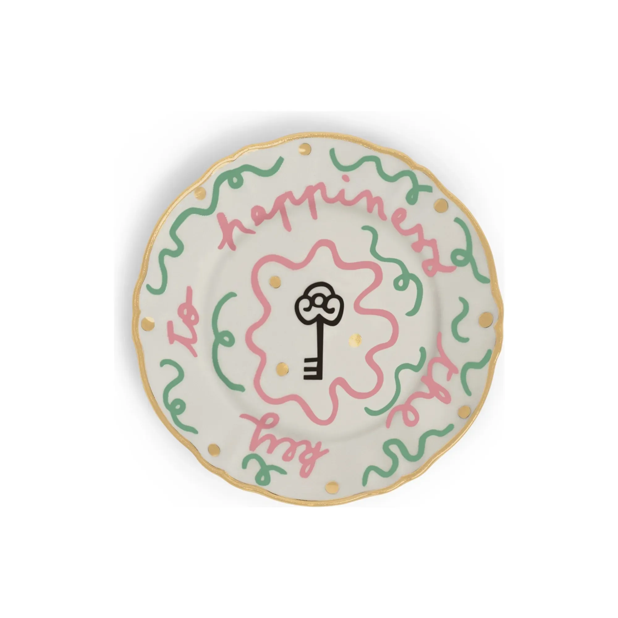 Chiave Round Plate - Multicoloured, Porcelain product