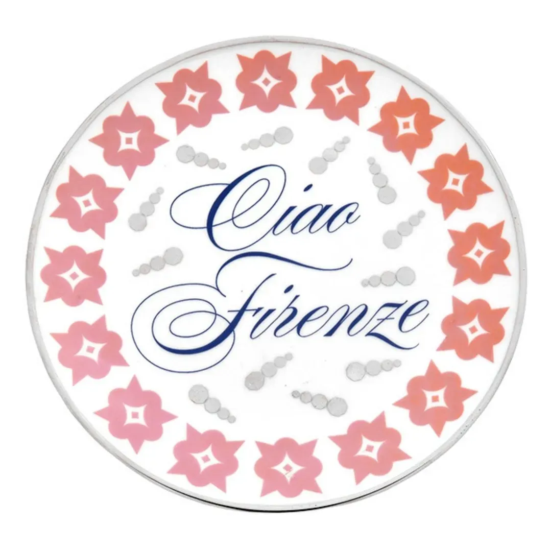 Ciao Mondo Firenze Small Plate - Pink, Porcelain product
