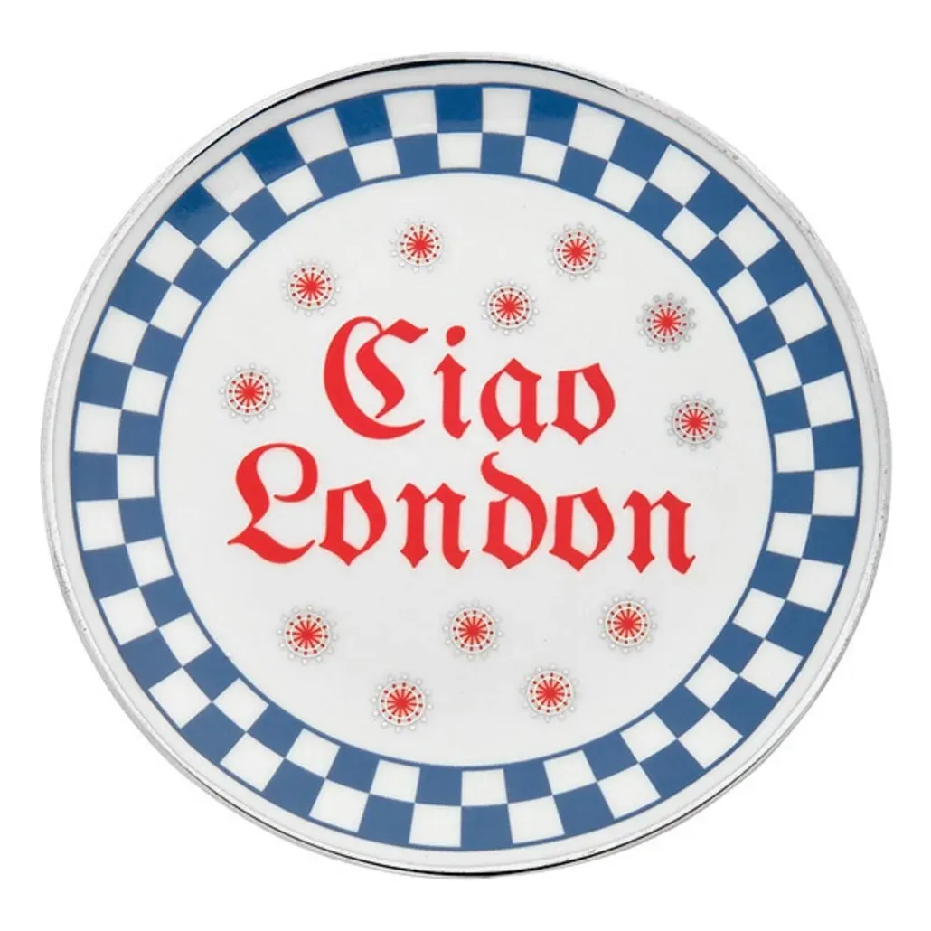 Ciao Mondo London Small Plate - Dark Blue, Porcelain product