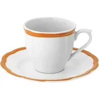 Petalo Espresso Cup & Saucer - Mustard, Ironstone alternate view