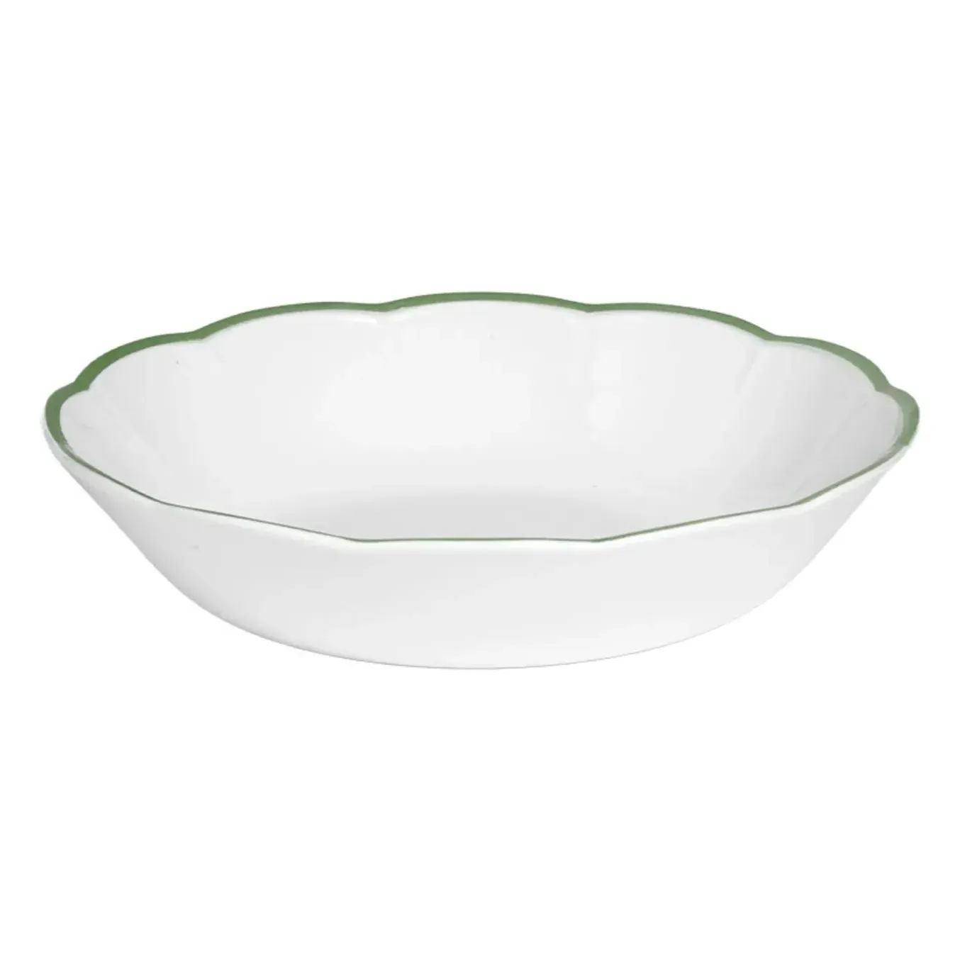 Petalo Soup Plate - Green, Porcelain product