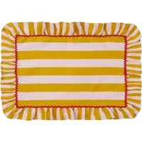 Striped Placemat - Mustard, Linen alternate view