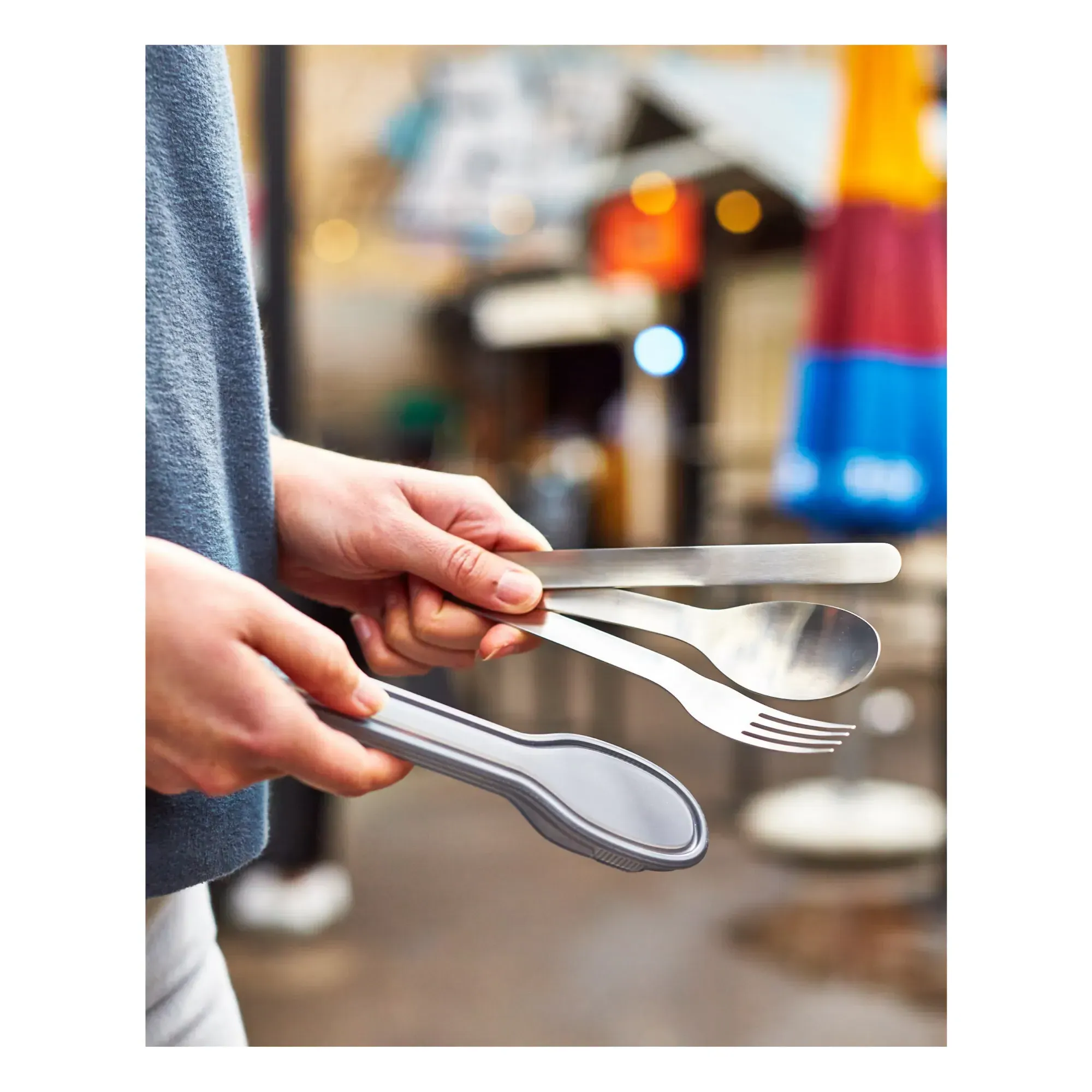 Black + Blum Cutlery Set - Steel alternate view