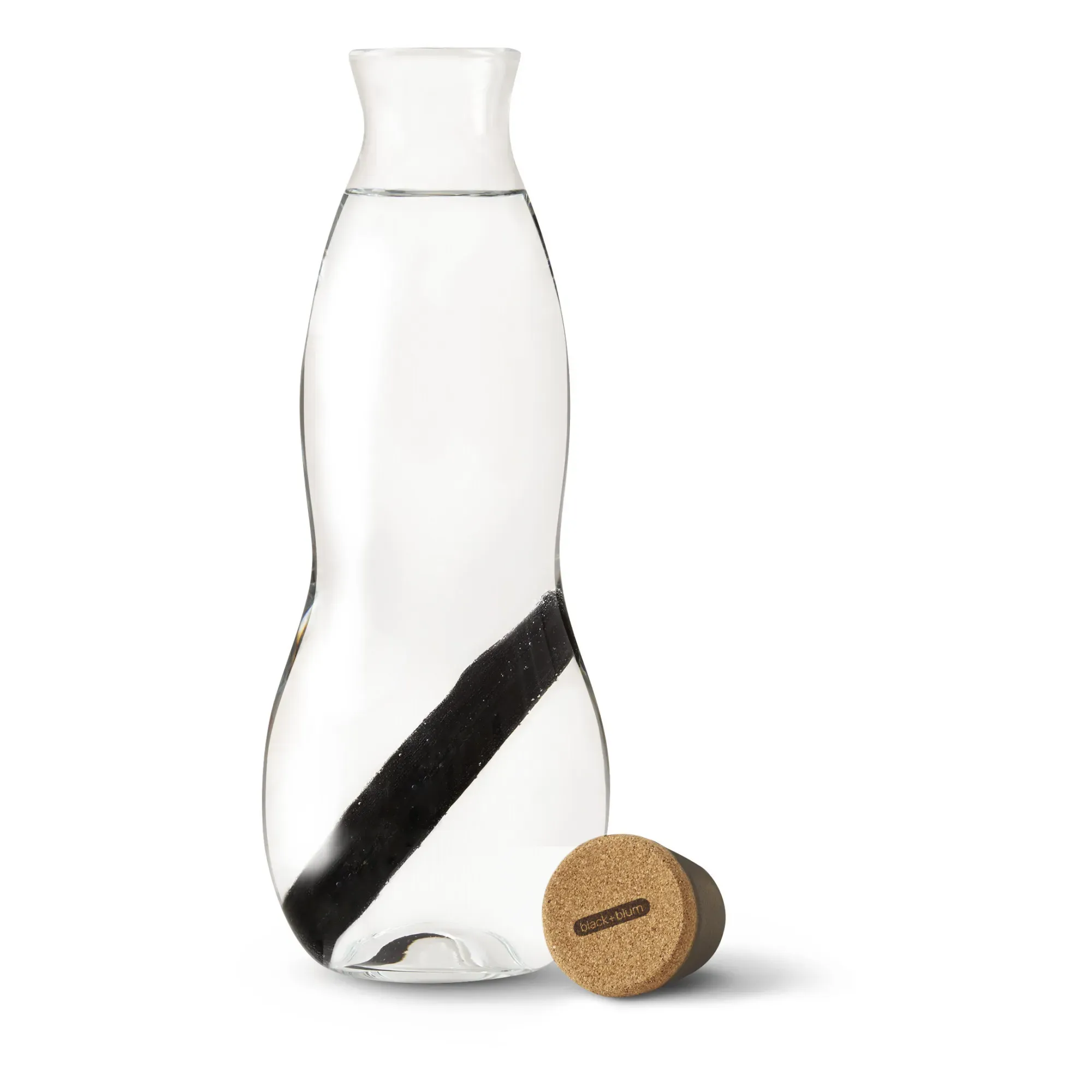 Black + Blum Glass Filtered Carafe 1.1L - Transparent, Glass alternate view