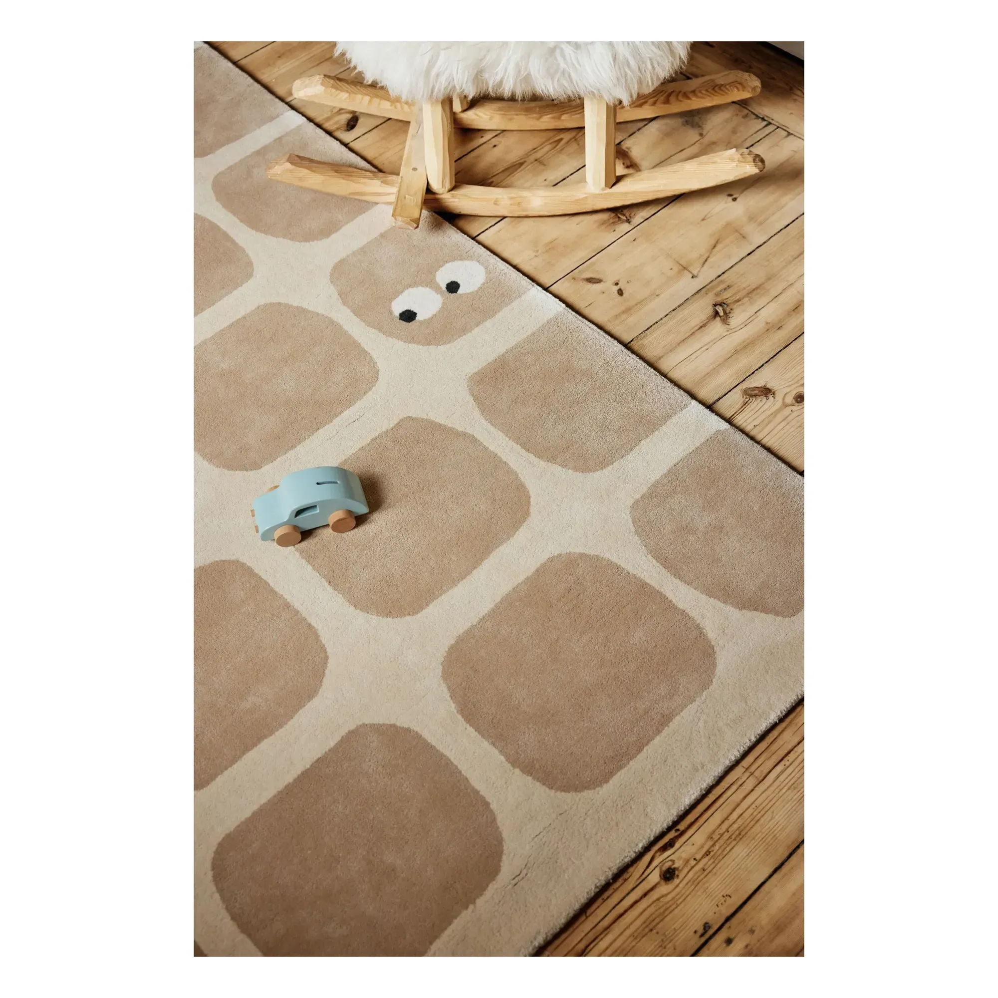 Bidules Rug - Beige, Organic Cotton alternate view
