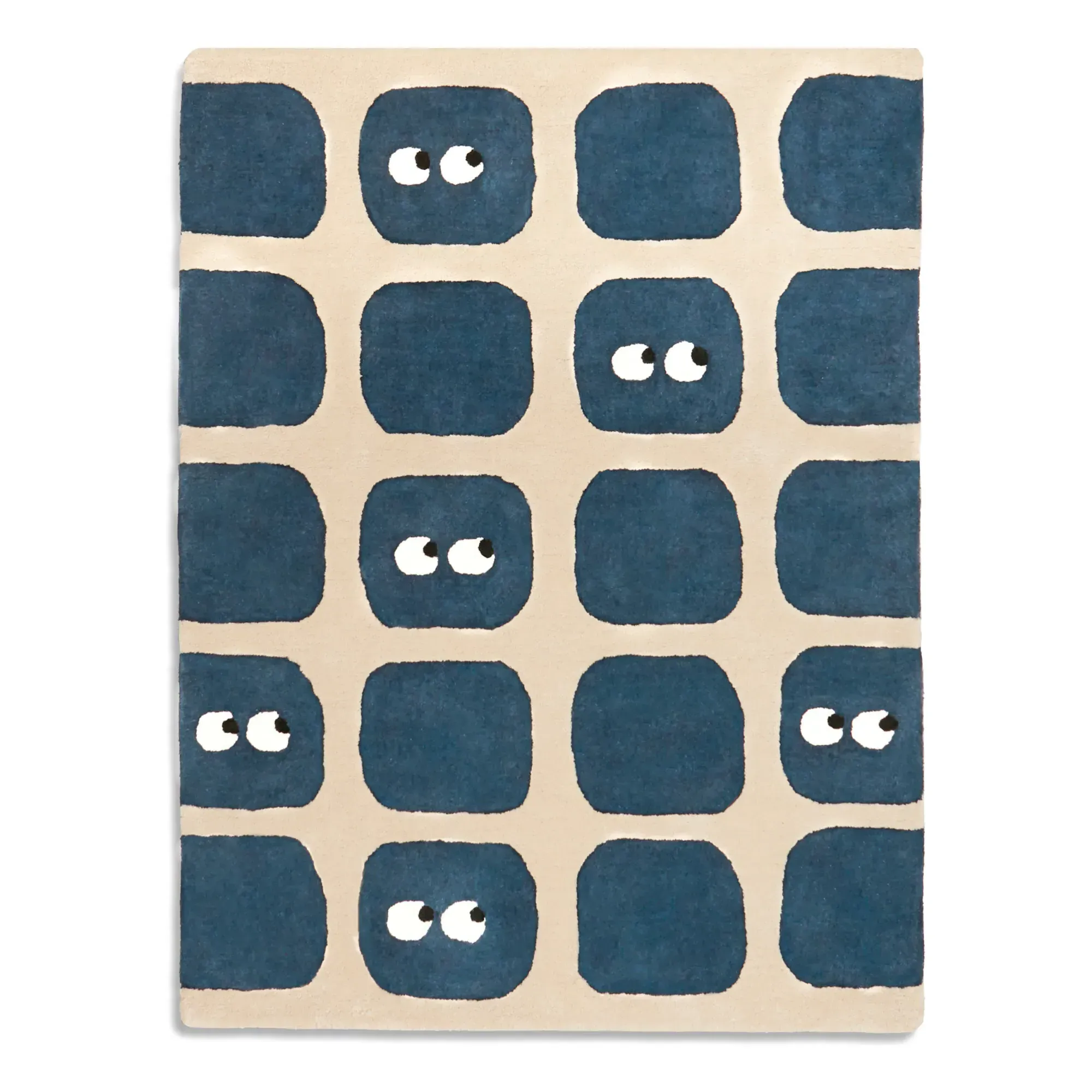 Bidules Rug - Navy Blue, Organic Cotton product