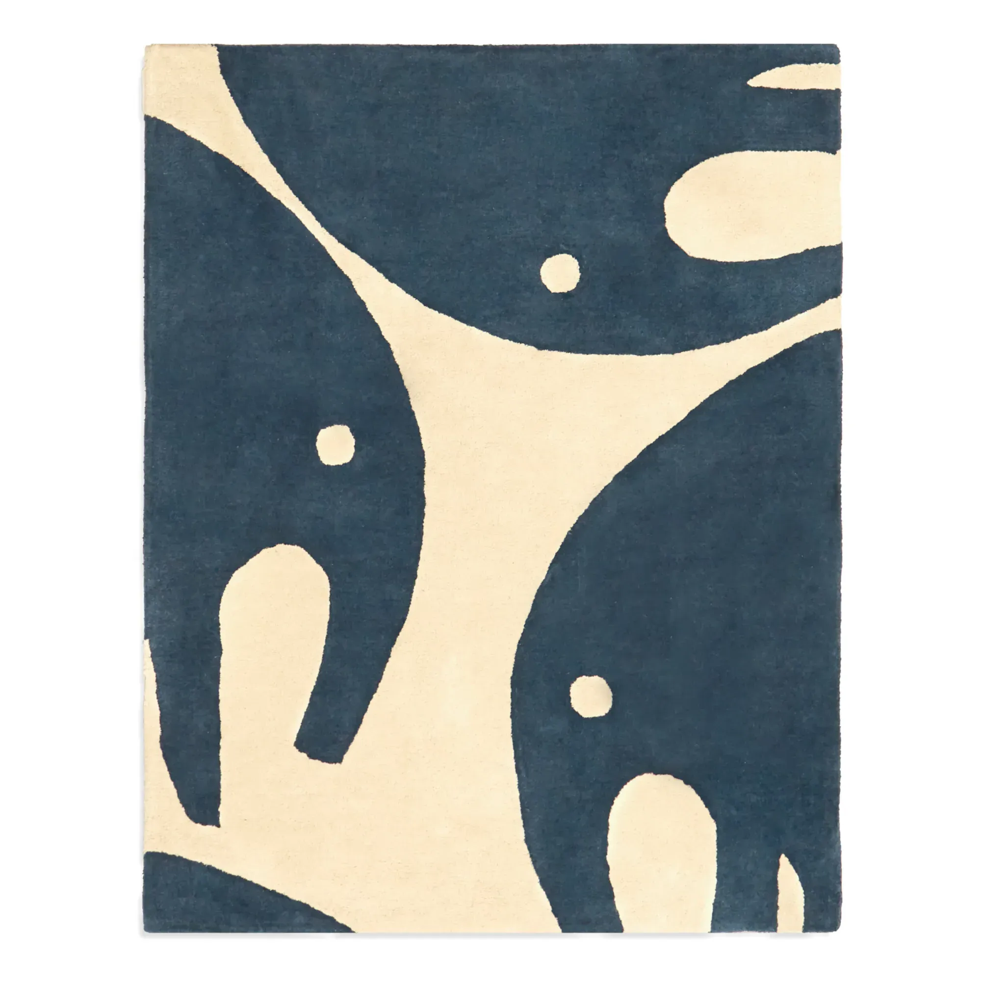 Elephant Rug - Navy Blue, Organic Cotton product