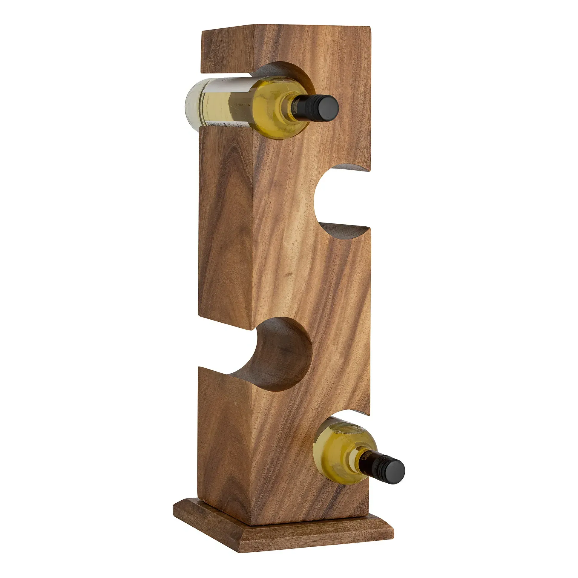 Acacia Wood Wine Rack - Natural alternate view
