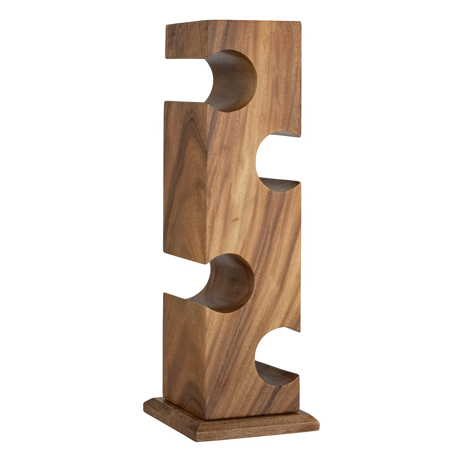 Acacia Wood Wine Rack - Natural product