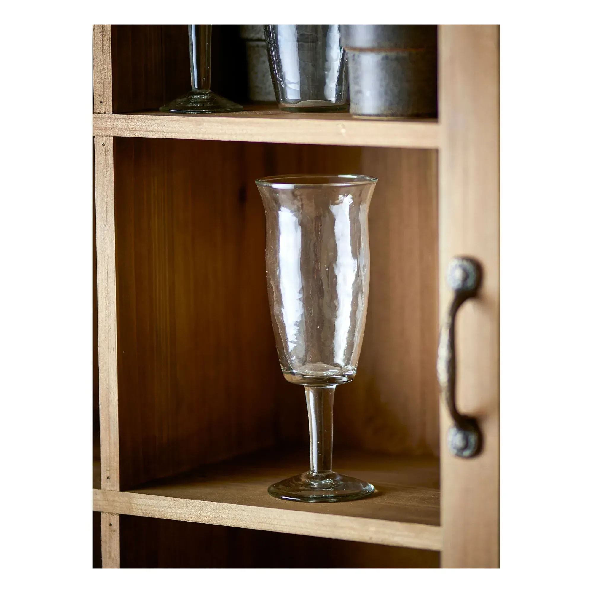 Asha Set of 4 Wine Glasses - Clear, Recycled Glass alternate view