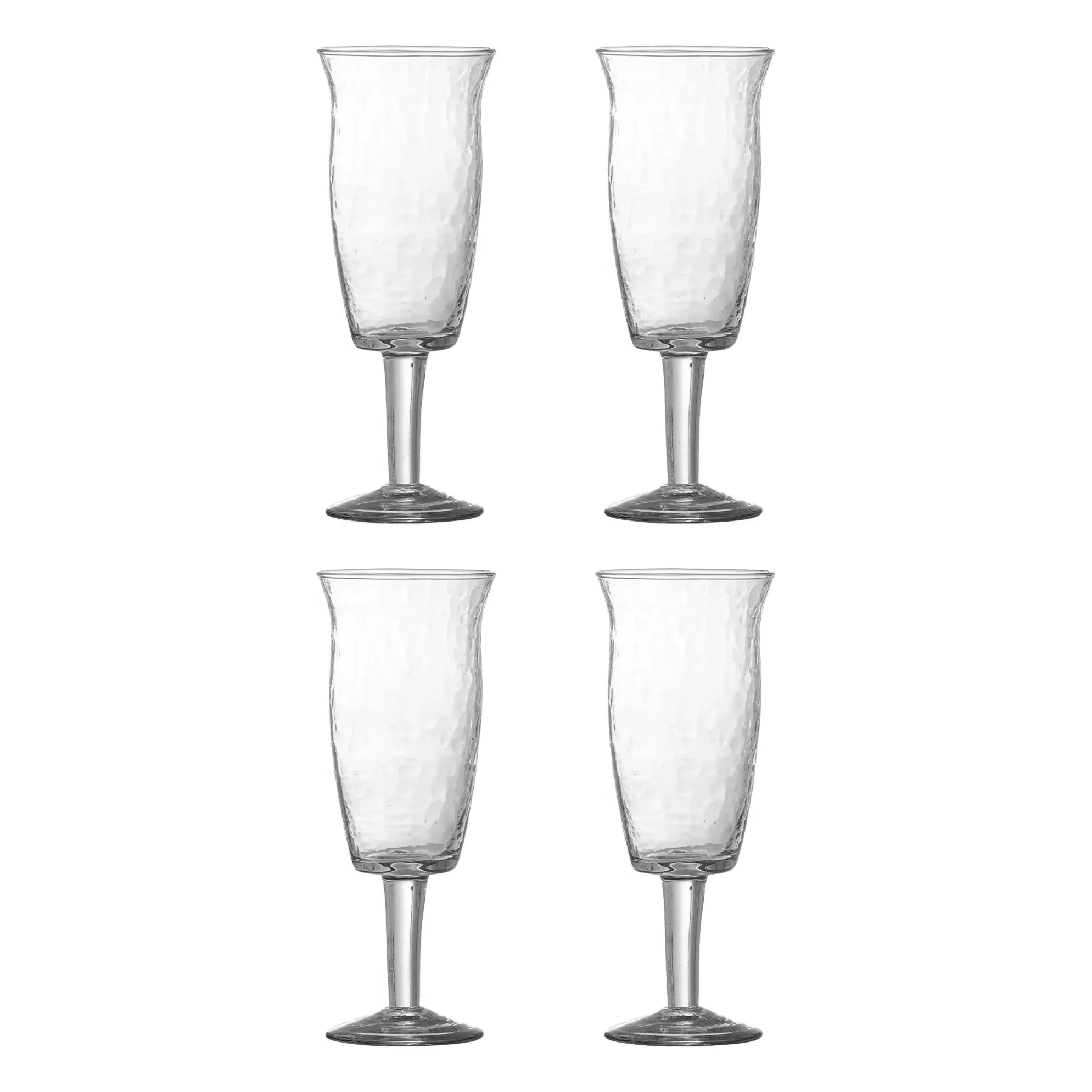 Asha Set of 4 Wine Glasses - Clear, Recycled Glass product