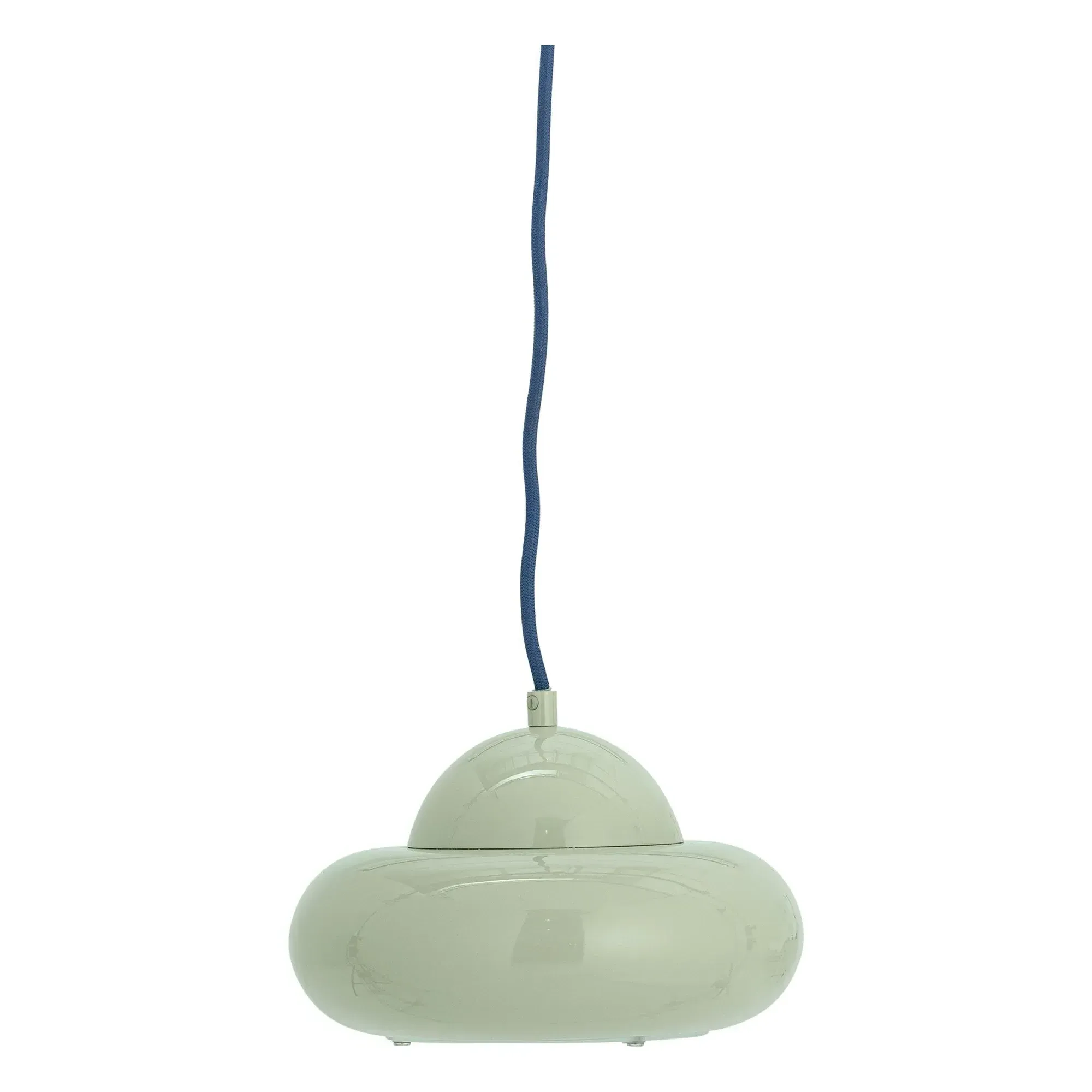 Bubble Round Pendant Lamp - Almond Green, Metal product