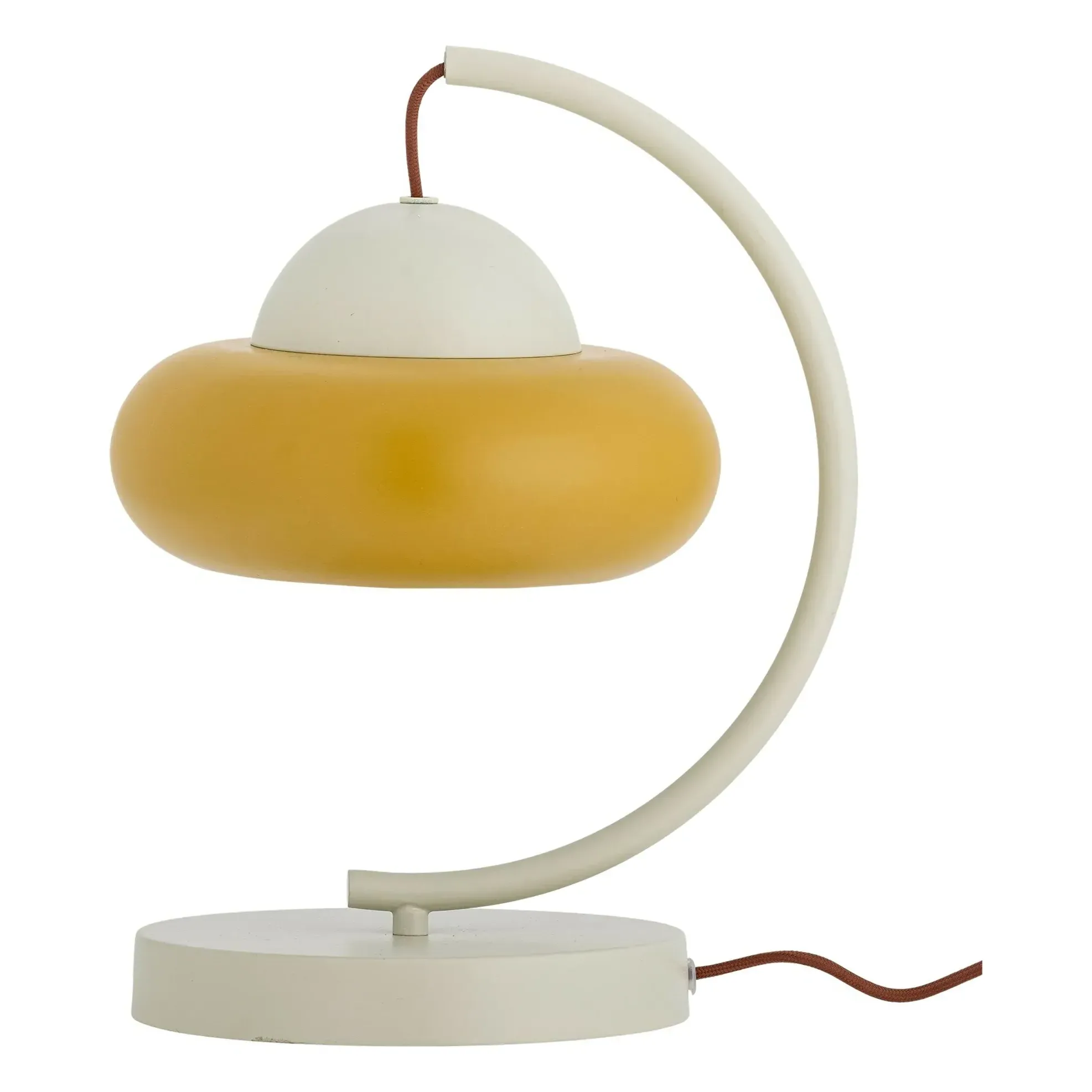 Bubble Round Table Lamp - Almond Green, Metal product