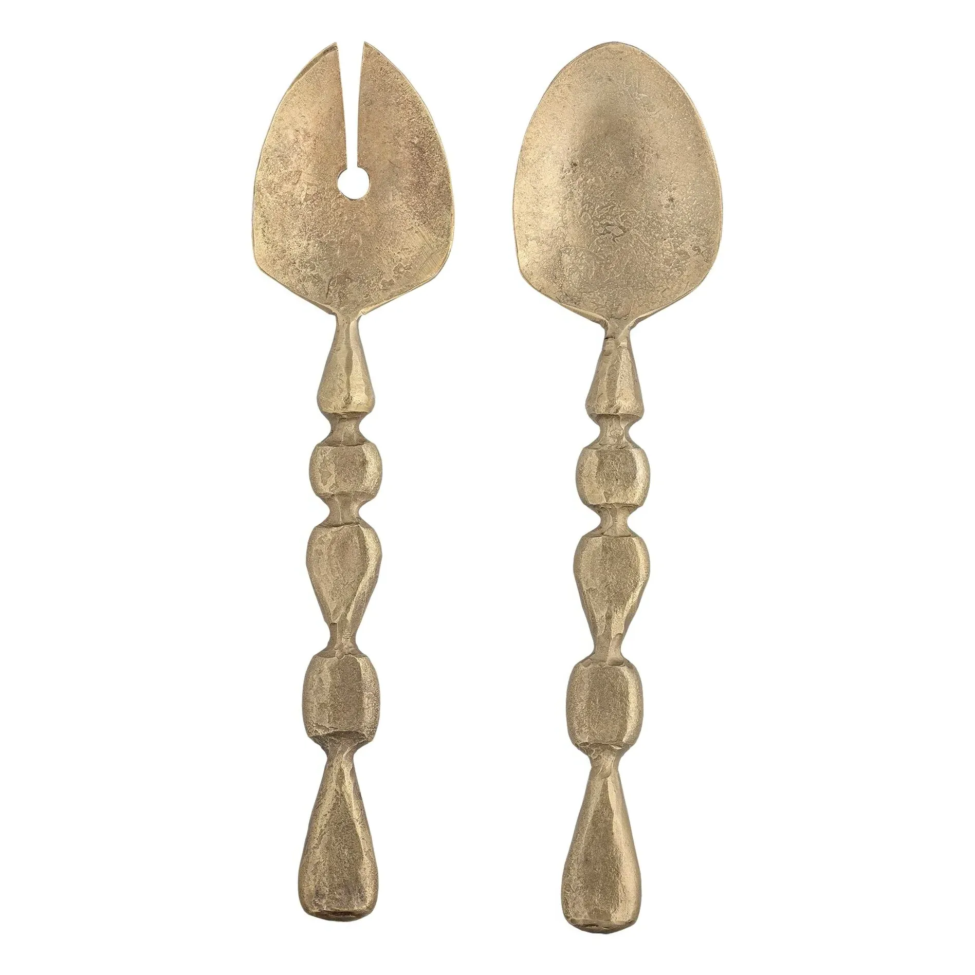 Edi Salad Servers Set of 2 - Brass, Iron product